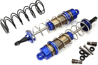 C31549BLUE Alloy Machined HD Big Bore Shocks (2) 110mm for 1/8 Scale Off-Road