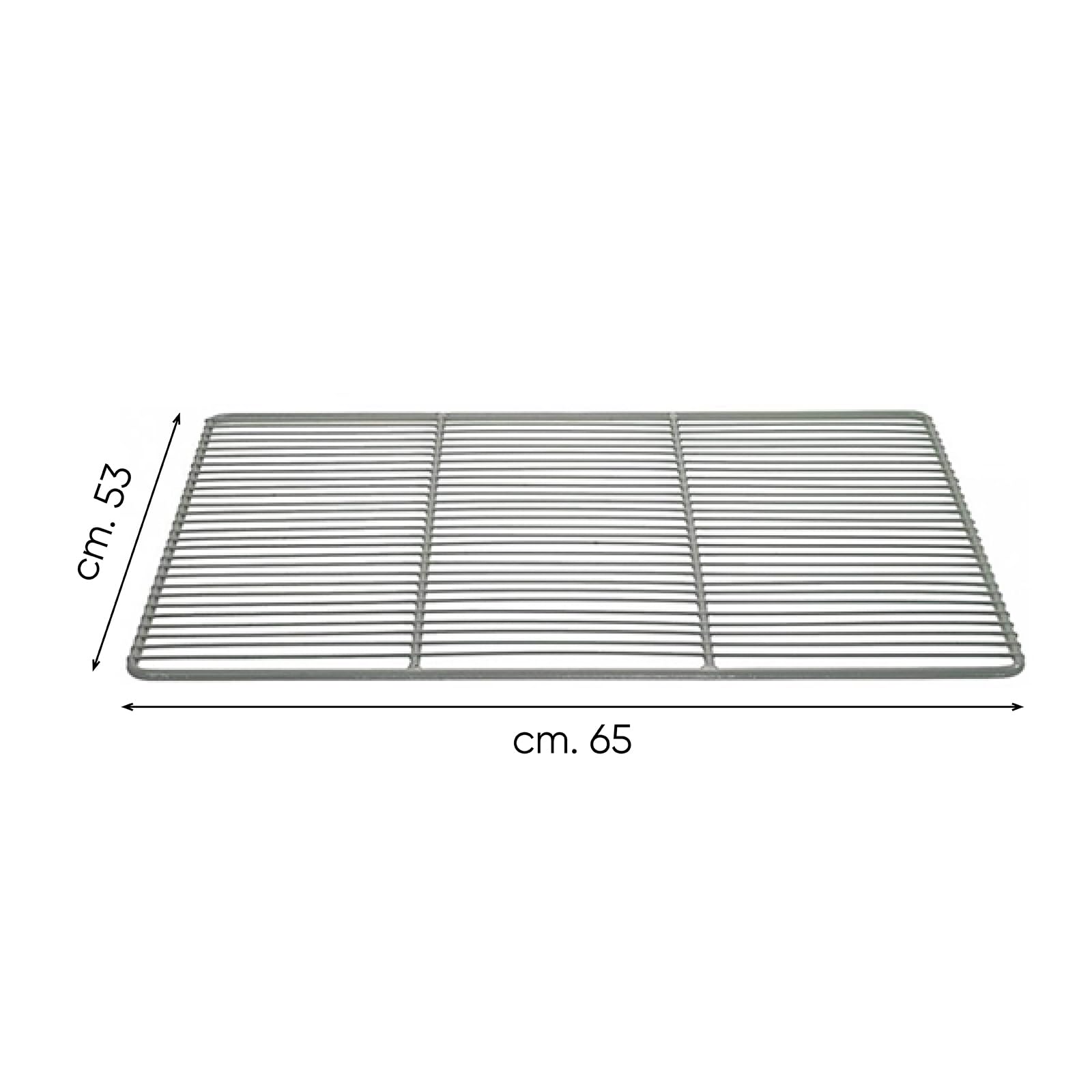 SENO & SENO Griglia GN 2/1 Plastificata 650x530 mm – Per Armadi Frigo e Congelatori – Robusta, Antiruggine, Sicura per Alimenti – Compatibile con Standard Gastronorm