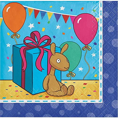 Llama Llama Kids Birthday Party Decorations Party Supplies Paper Napkins For Boy Birthday Party Or Girl Kids Party 5" X 5" Pk 32 #TOP11