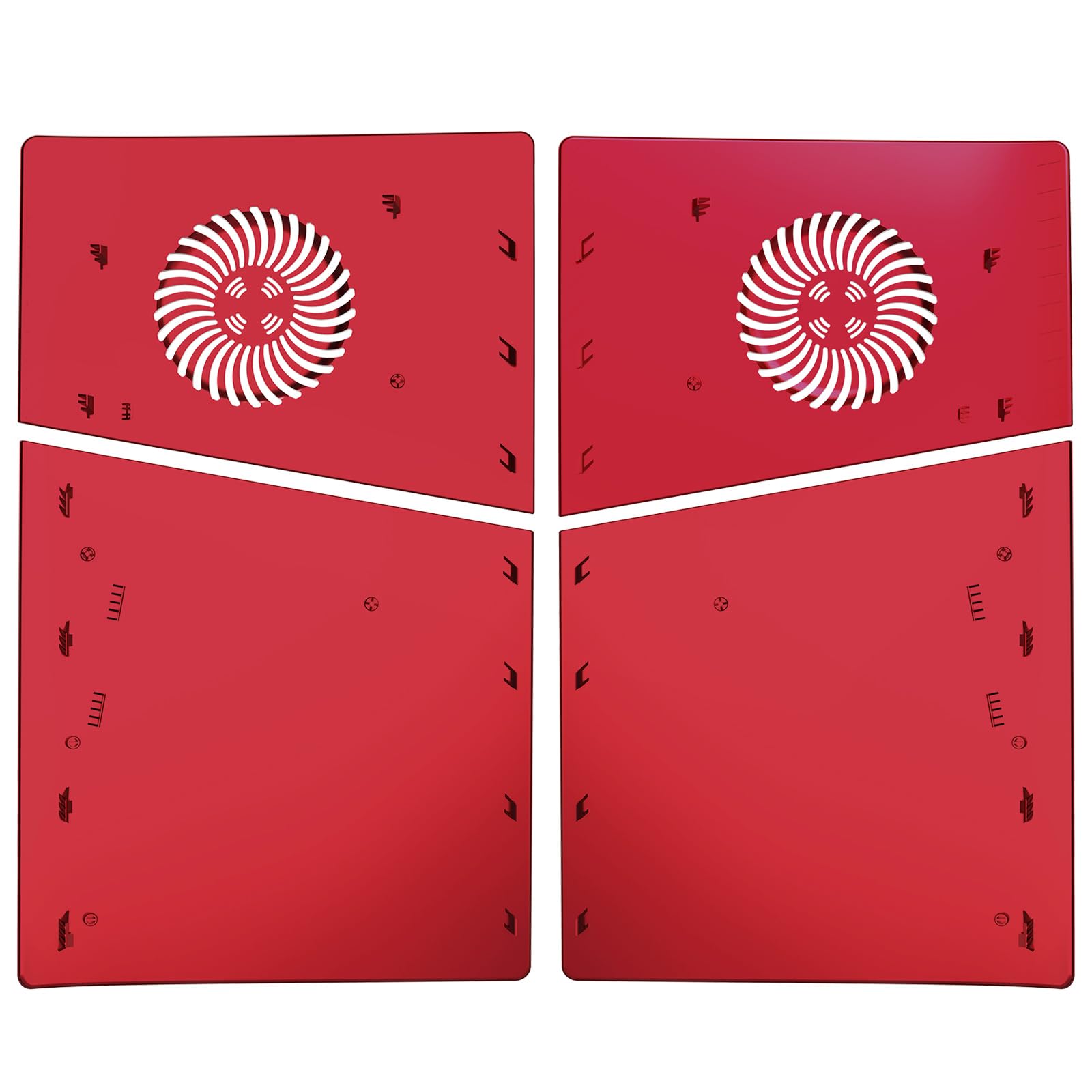 Façades pour PS5 Slim Digital Edition Plaques pour PS5 Slim avec aérations de Refroidissement ABS Anti-Rayures Anti-poussière Coque de Protection de Rechange pour Playstation 5 Slim