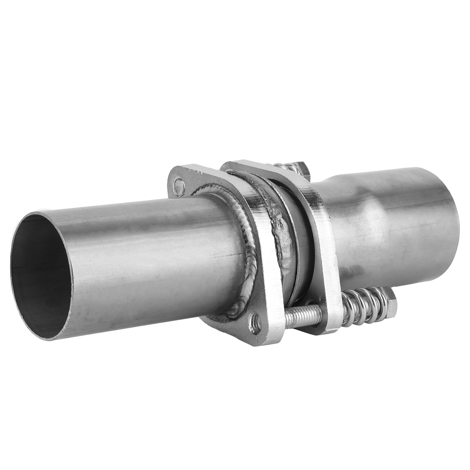 KIMISS Flangia Bullone Molla Scarico, Kit Tubo Riparazione Bullone Molla Flangia Scarico Fissaggio Rapido 2.25in ID a 2.25in OD Universale Acciaio Inossidabile