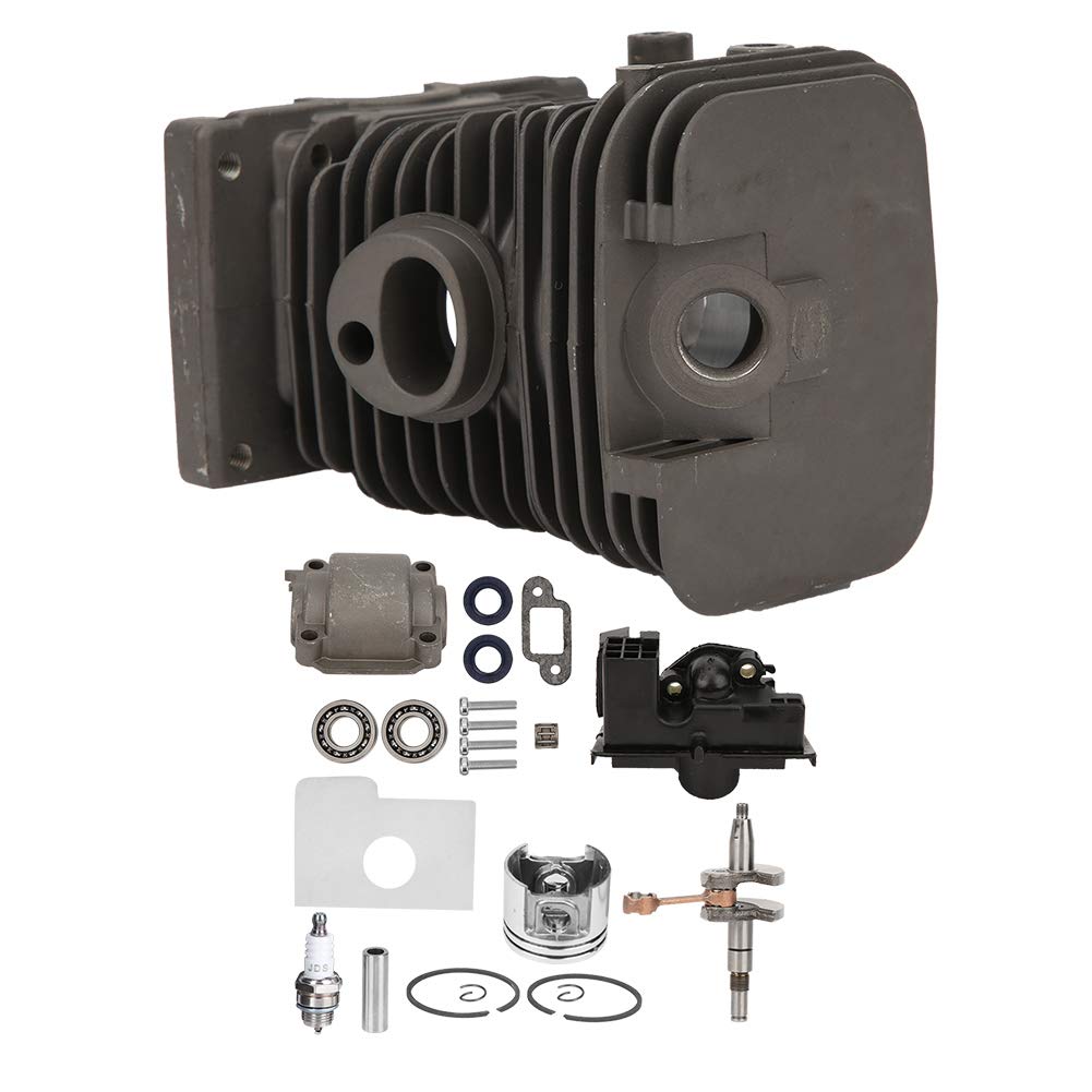 Fdit Kit de Cilindro y Pistón para Sierra de 38 Mm, Motor de Aleación de Aluminio, Construcción Resistente a la Corrosión y Larga Duración, para 018 MS180