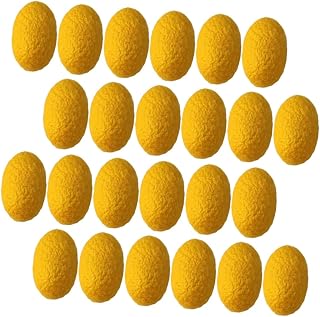 HONMEET 50Piezas Bolas de Natural para Limpieza Facial de Capullos para Exfoliación y Cuidado de Suave para Limpiador Facial