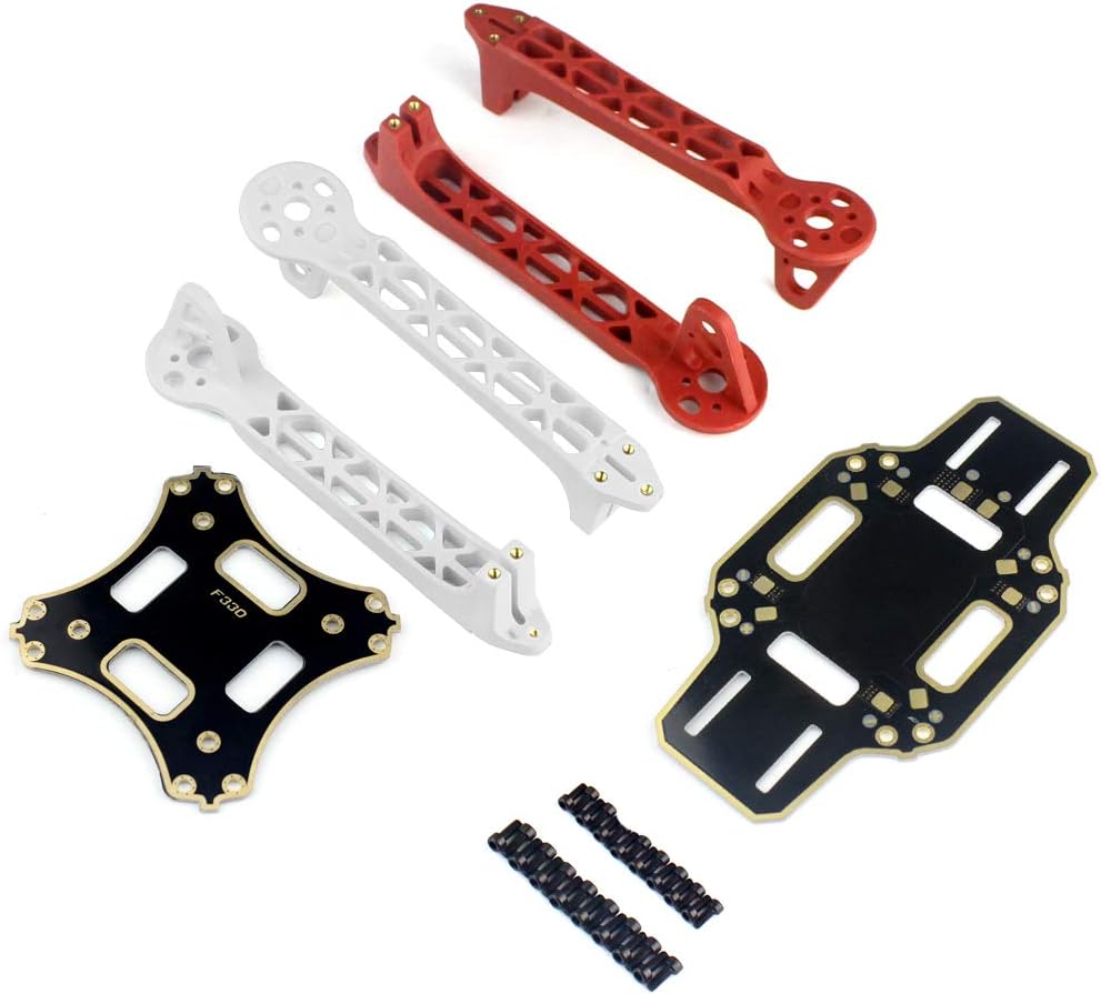 QWinOut F330 MultiCopter Frame Airframe Frame Kit White/Red for KK MK MWC 4-axls DIY RC Quadcopter UFO (Only Airframe)