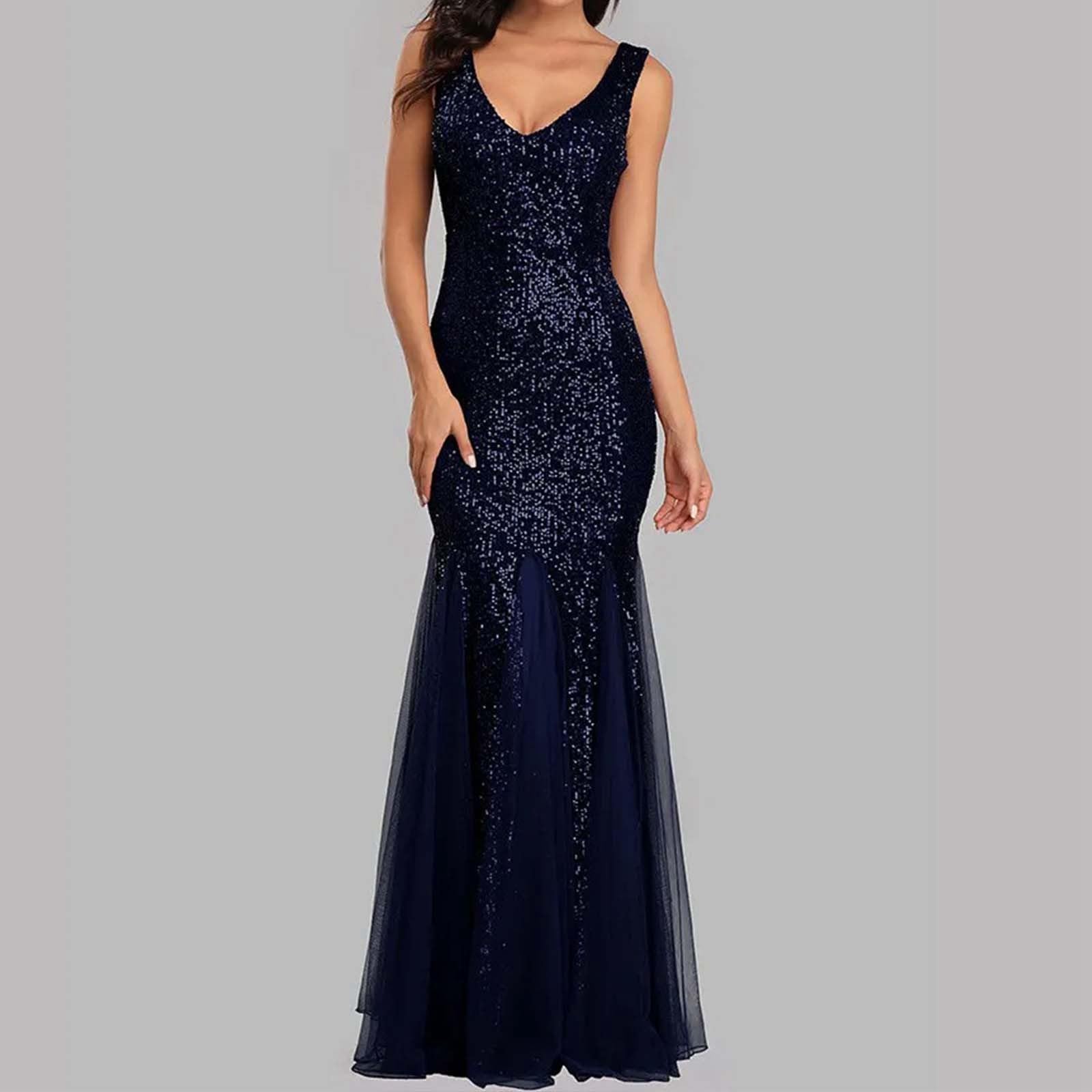 Vestidos Elegantes Mujer De Fiesta Trajes Nochevieja Ropa Largos Primavera Vestido Tallas Grandes Boda Otoño Invierno Manga Larga Elegante