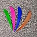 ZSHJGJR Archery Arrow Feathers 4Inch 5 Inch Turkey Feathers Fletchings Arrow Feathers Fletches Right Wing for DIY Hunting Arrows 50PCS (4inch, Right Wing, Blue)