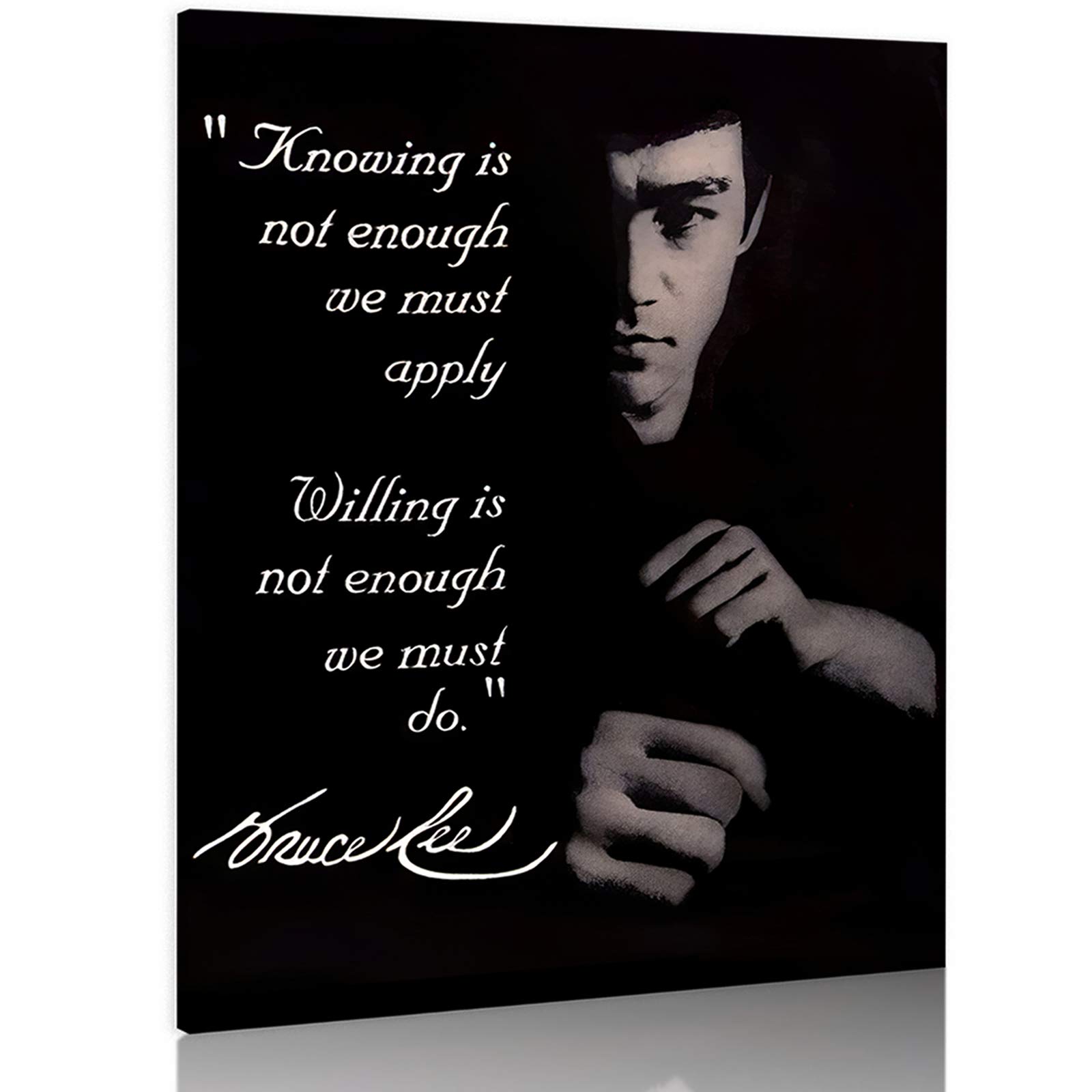 Bruce Lee Poster Knowing Is Not Enough 