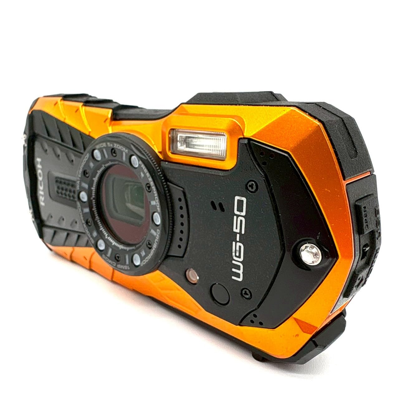 RICOH -  RICOH 防水デジタルカメラ RICOH WG-50 オレンジ Amazon | RICOH 防水デジタルカメラ RICOH WG-50 オレンジ 防水