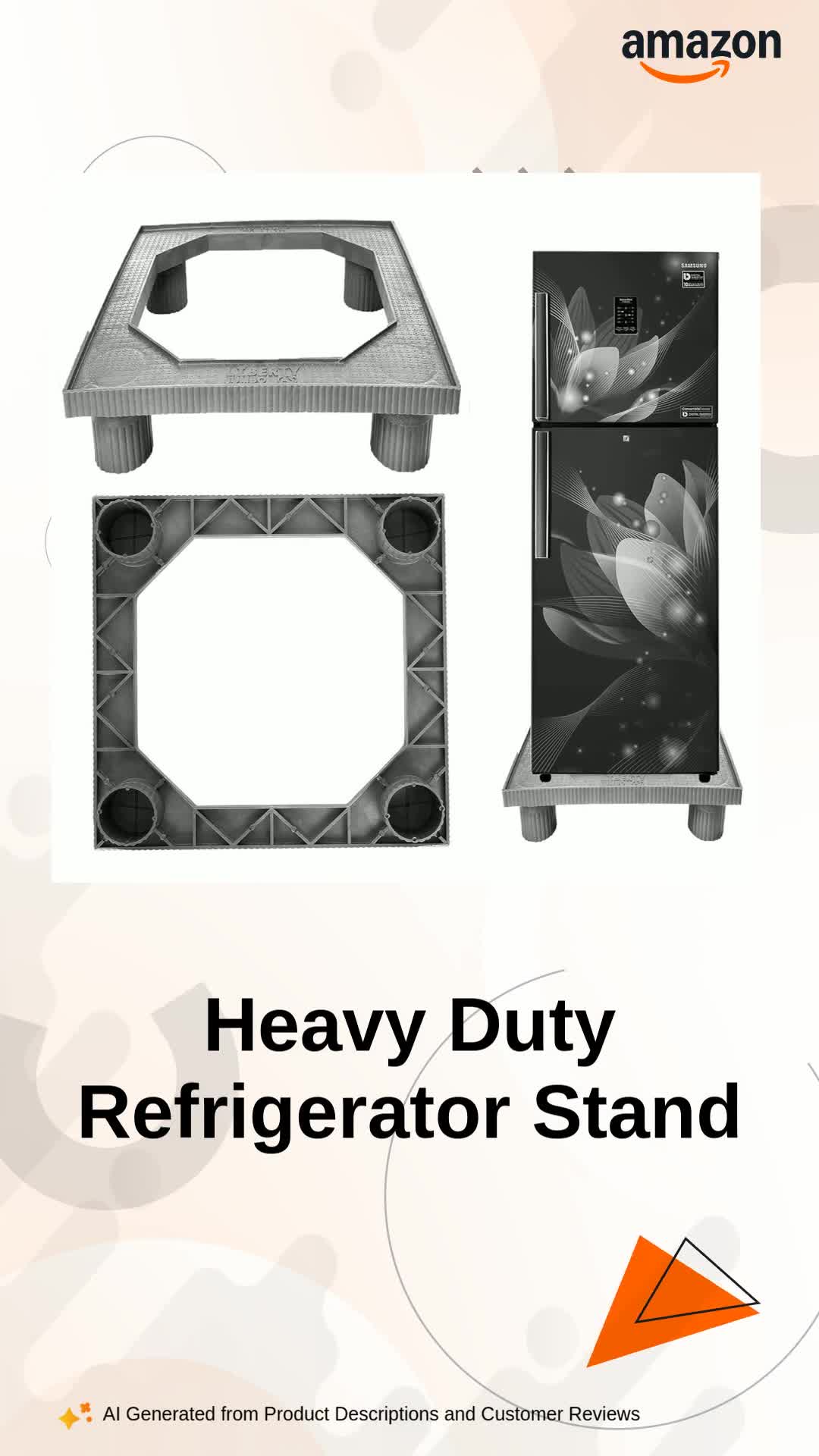 BEST QUALITY MARC CLEANING PRODUCTS Heavy Duty Refrigerator Stand