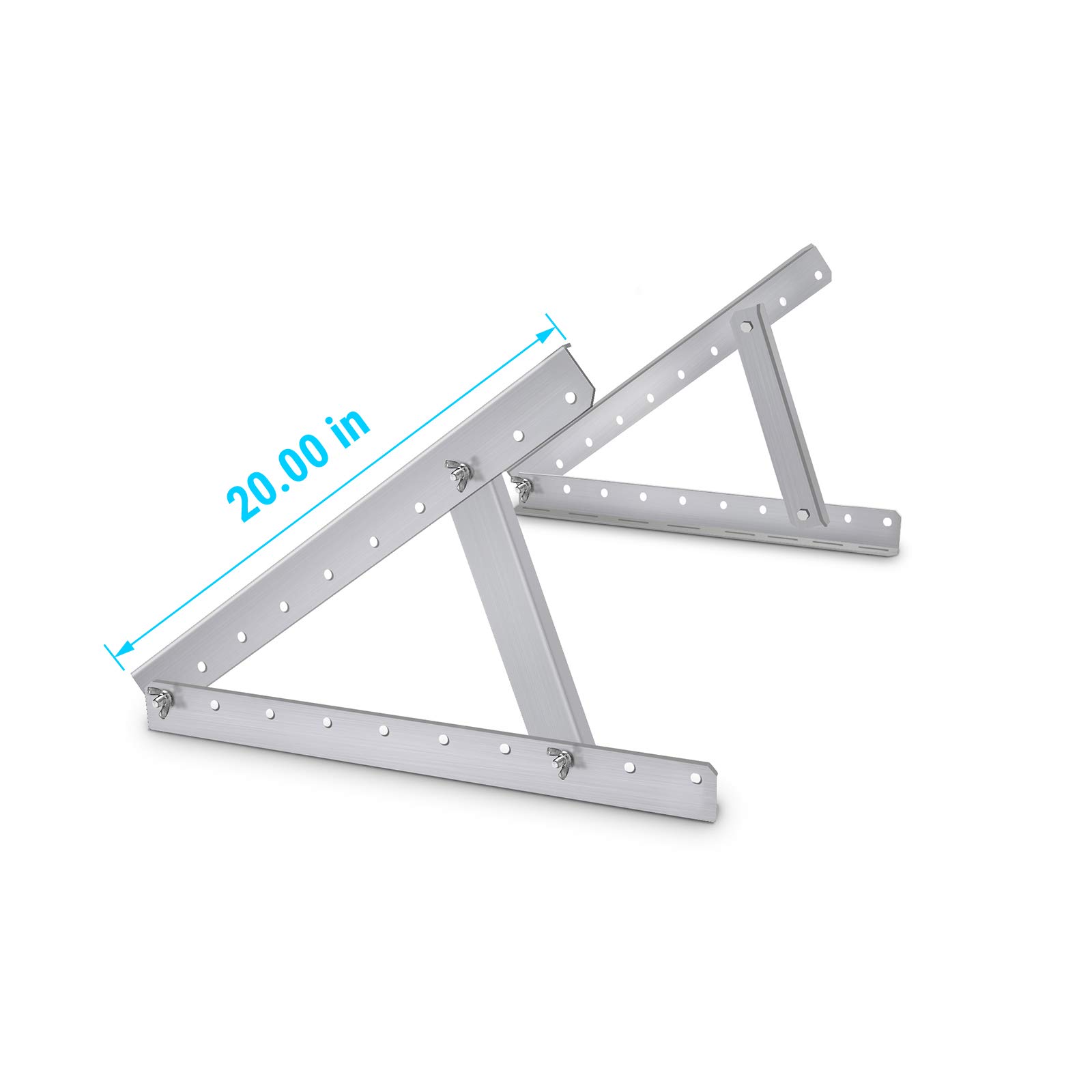 Snapklik.com : Newpowa Adjustable Solar Panel Tilt Mount Brackets Kit ...