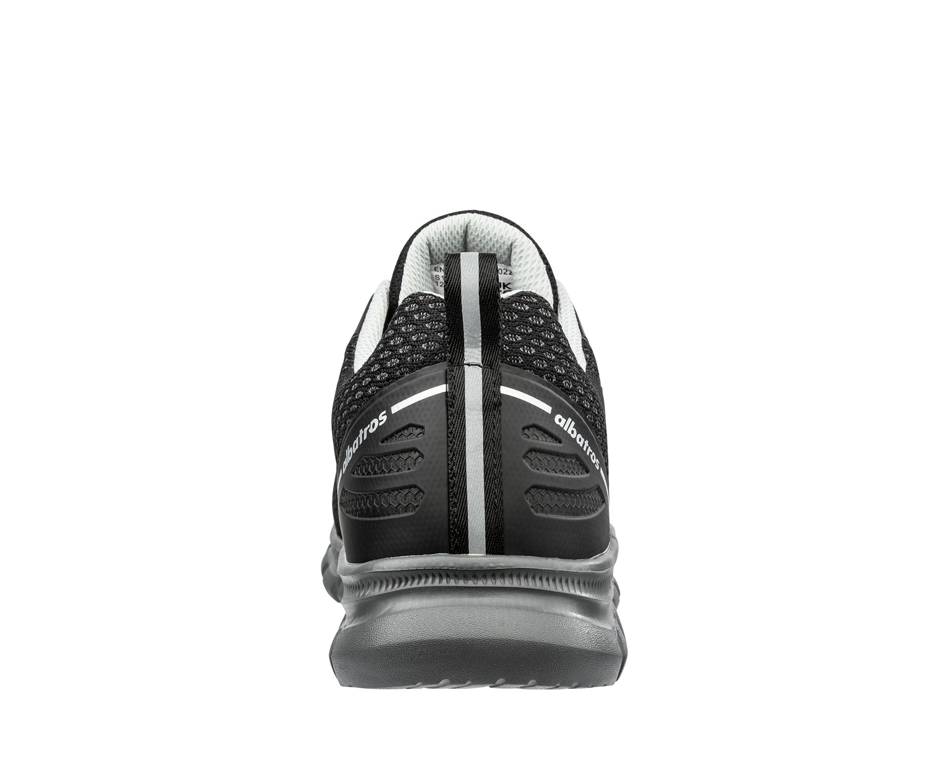 ALBATROS Levitate Low S1PS SR buty ochronne męskie, lekkie, oddychające, antypoślizgowe, bez metalu, wegańskie buty robocze z włókna szklanego, szary, 42 EU