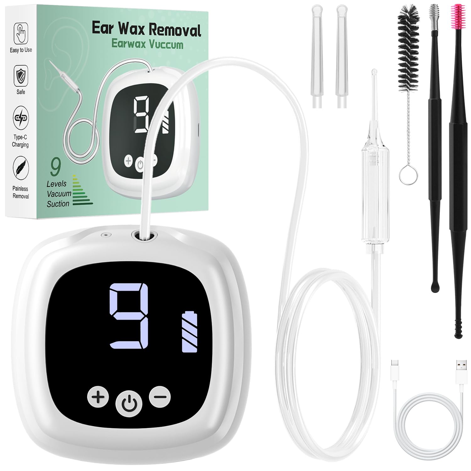 Photo 1 of Simnoble Ear Vacuum Wax Remover with 9 Suction Levels