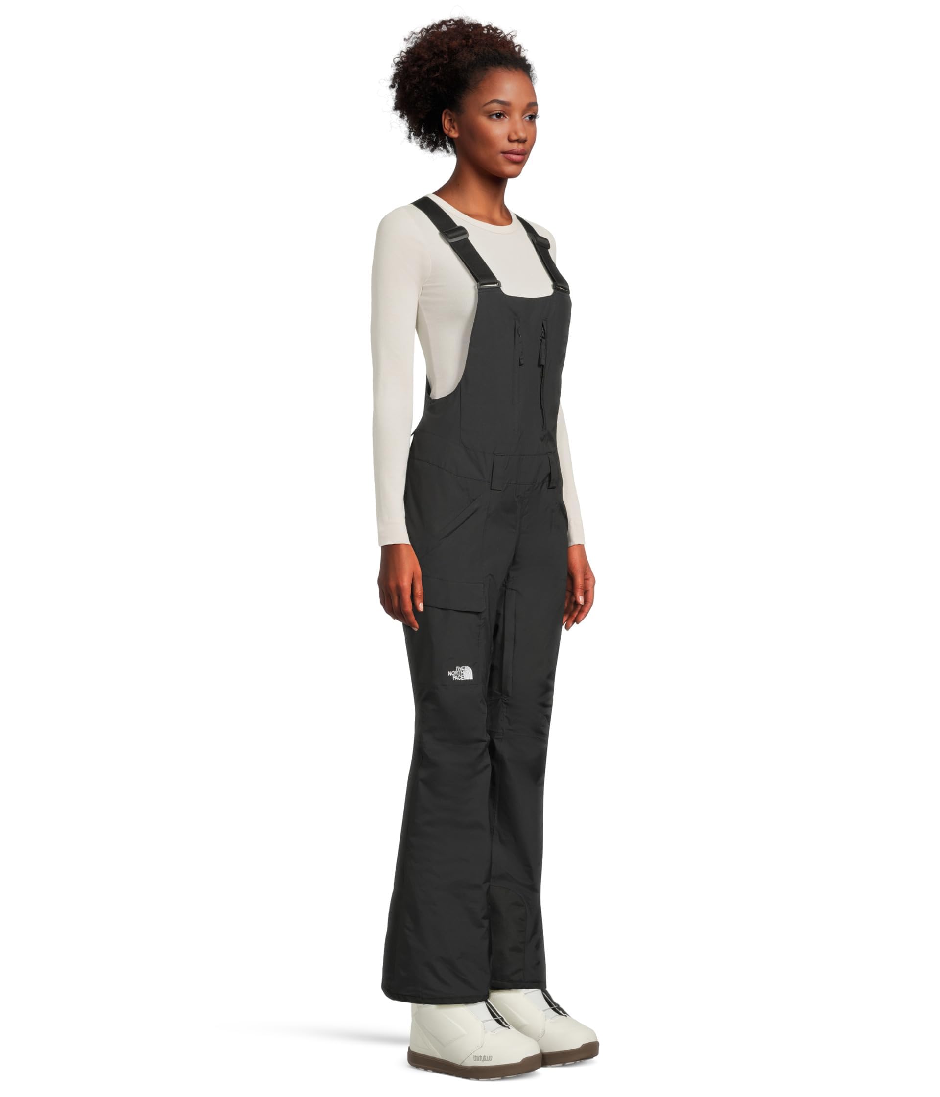 The North Face Women's Freedom Bib (Standard and Plus Size), TNF Black-NPF, Large Regular