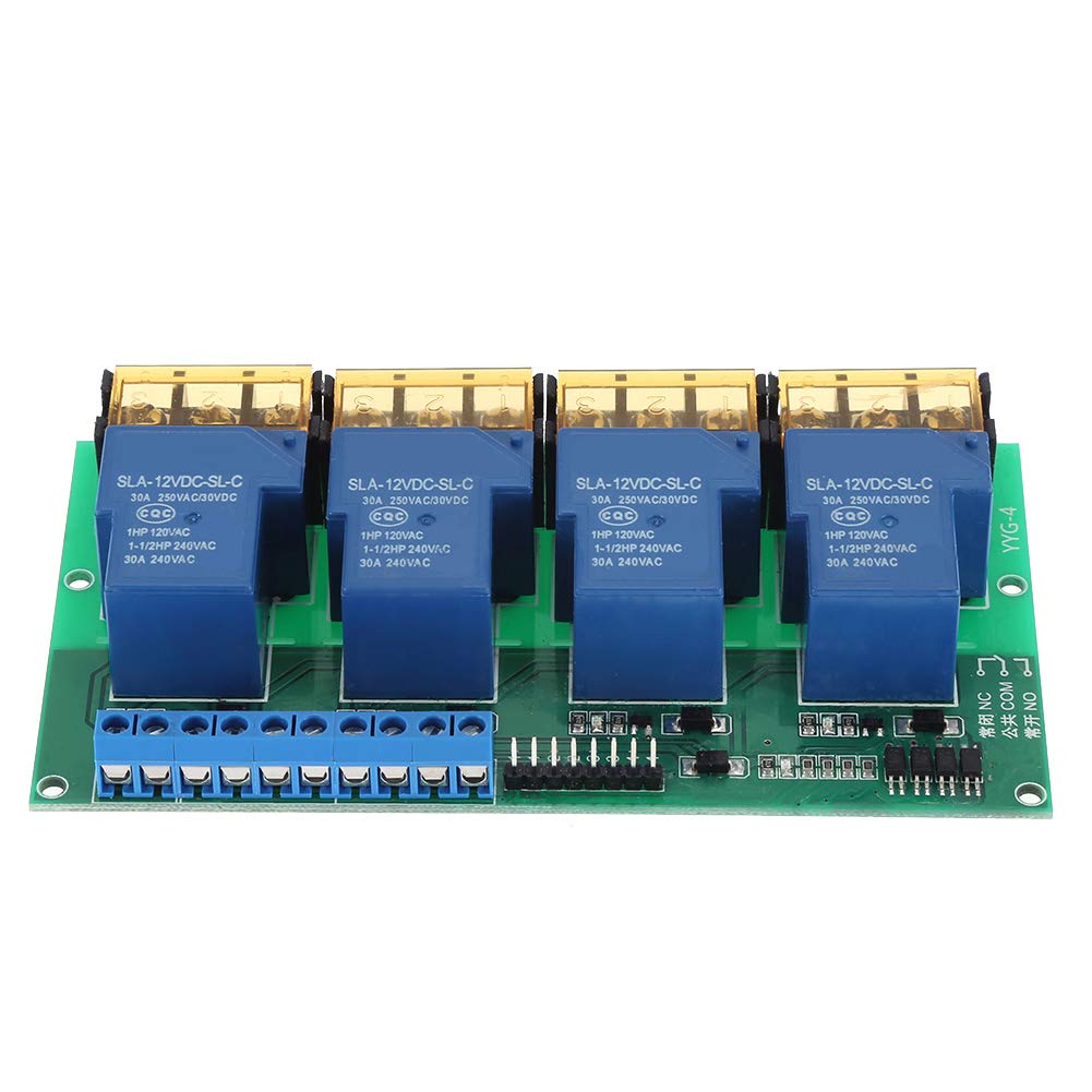 Scheda Espansione Modulo Relè 4 Canali 30A 12VDC per DSP AVR PIC ARM Controllo Industriale