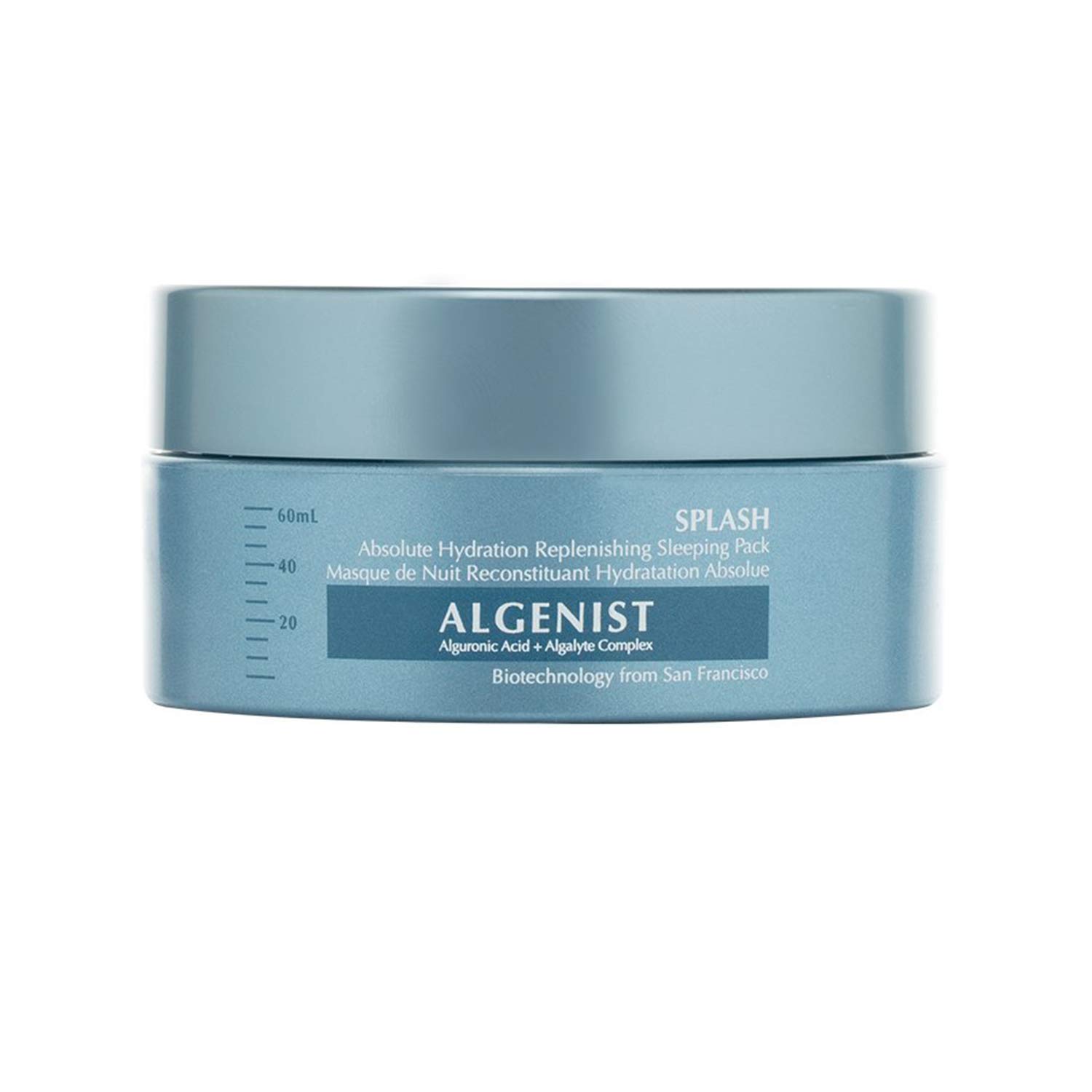 Algenist SPLASH Absolute Hydration Sleeping Pack - Overnight Face Mask with Red Algae & Watermelon for Smoothing & Brightening Effects - Non-Comedogenic & Hypoallergenic (60ml / 2oz)