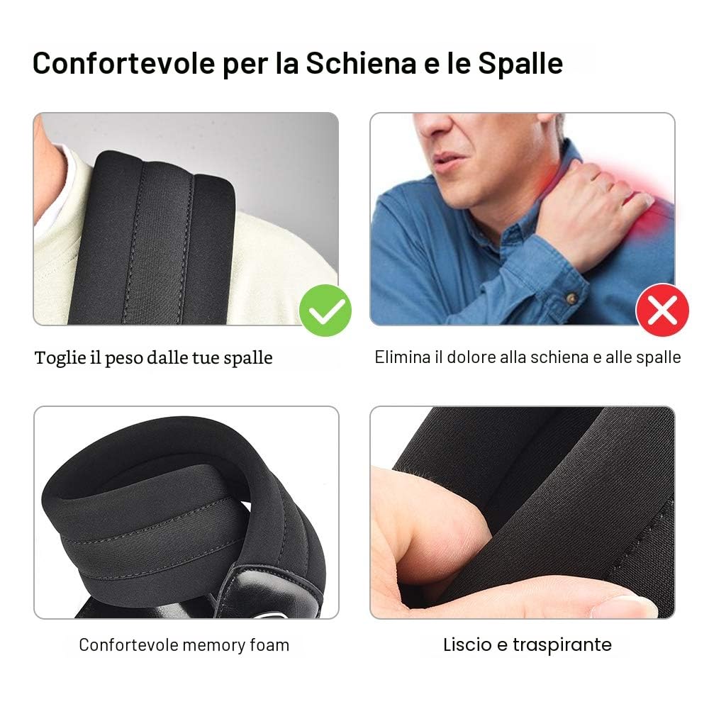 LEKATO Tracolle per chitarra elettrica e basso, 7,6 cm, tracolla imbottita, lunghezza regolabile da 114,3 cm a 139,7 cm, porta plettri, 2 cinghie di sicurezza