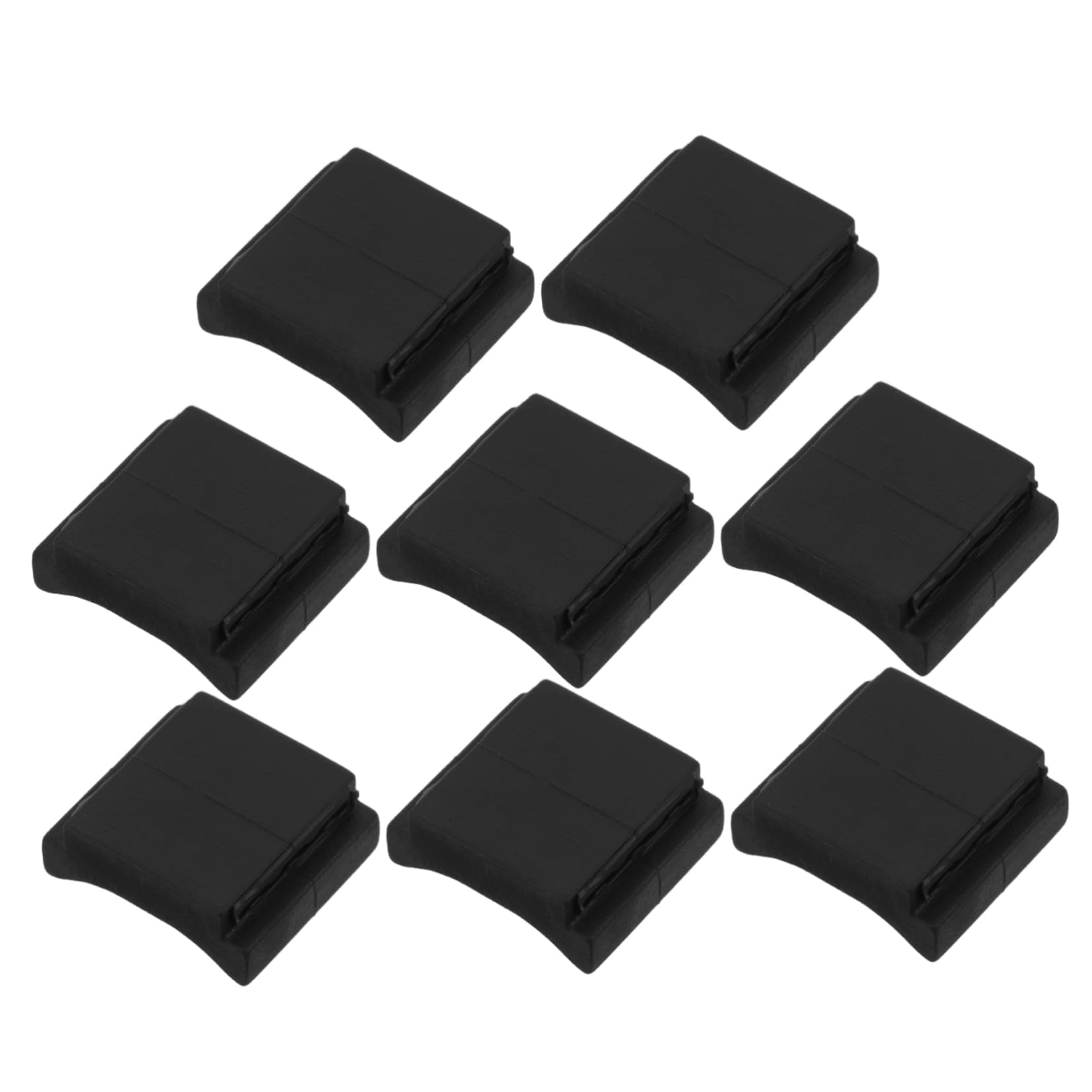 Yardwe 8pcs Guitar Pick Holder for Headstock Silicone Bass Pick Clip Universal Plectrum Holder for Guitars Ukuleles Portable Display Case for Musicians