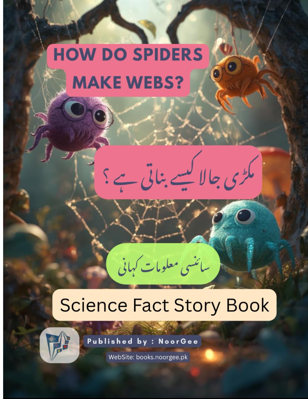 How Spiders Spin Their Silky Webs: Science Fact - Weaving Wonders: Discover the Secrets of How Spiders Build Their Amazing Homes:: 1 (Kids Science Adventure)