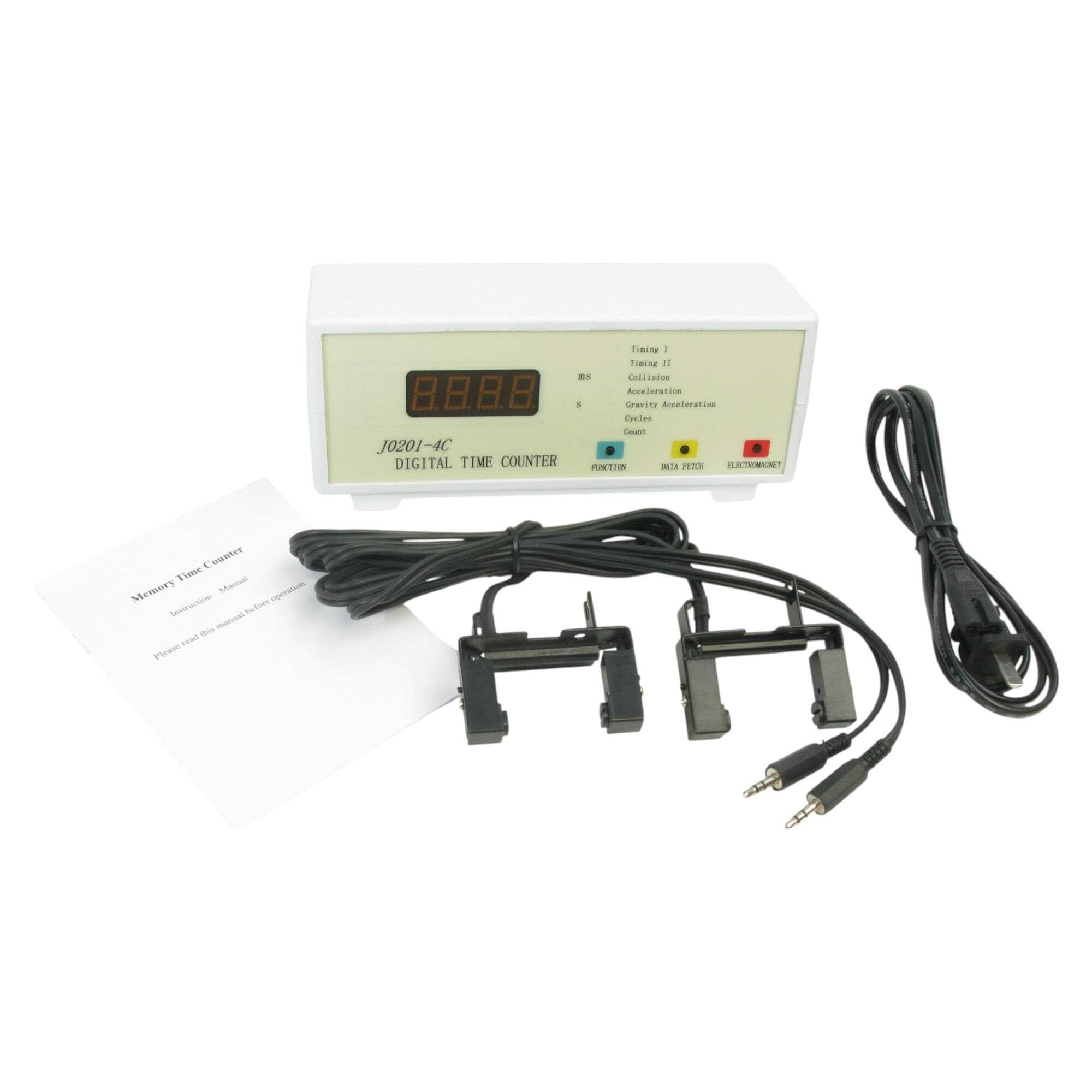 GSC International 2009 Timer Digital, 110V, Photogates Included. Enhance Your Physics lab with This Digital Timer (110V) with Photogates, a Reliable