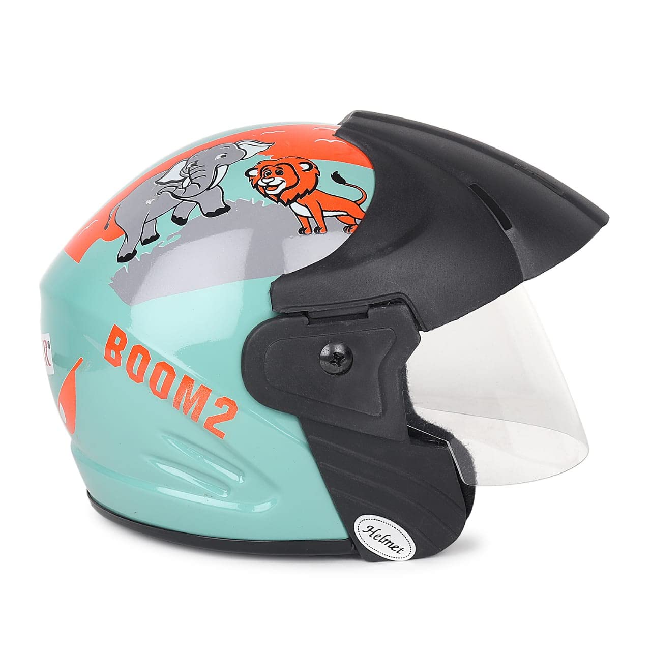 ASR Ahad Safety Riders Boom Kids Helmet Toddler for Boys & Girls, Bicycle Helmets Scooter, Cycling, Adjustable Baby Size Xs (Green) Non Motorrized