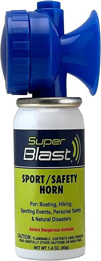 Bocina Personal Safety Horn Alarm Azul 120dB 30 ft
