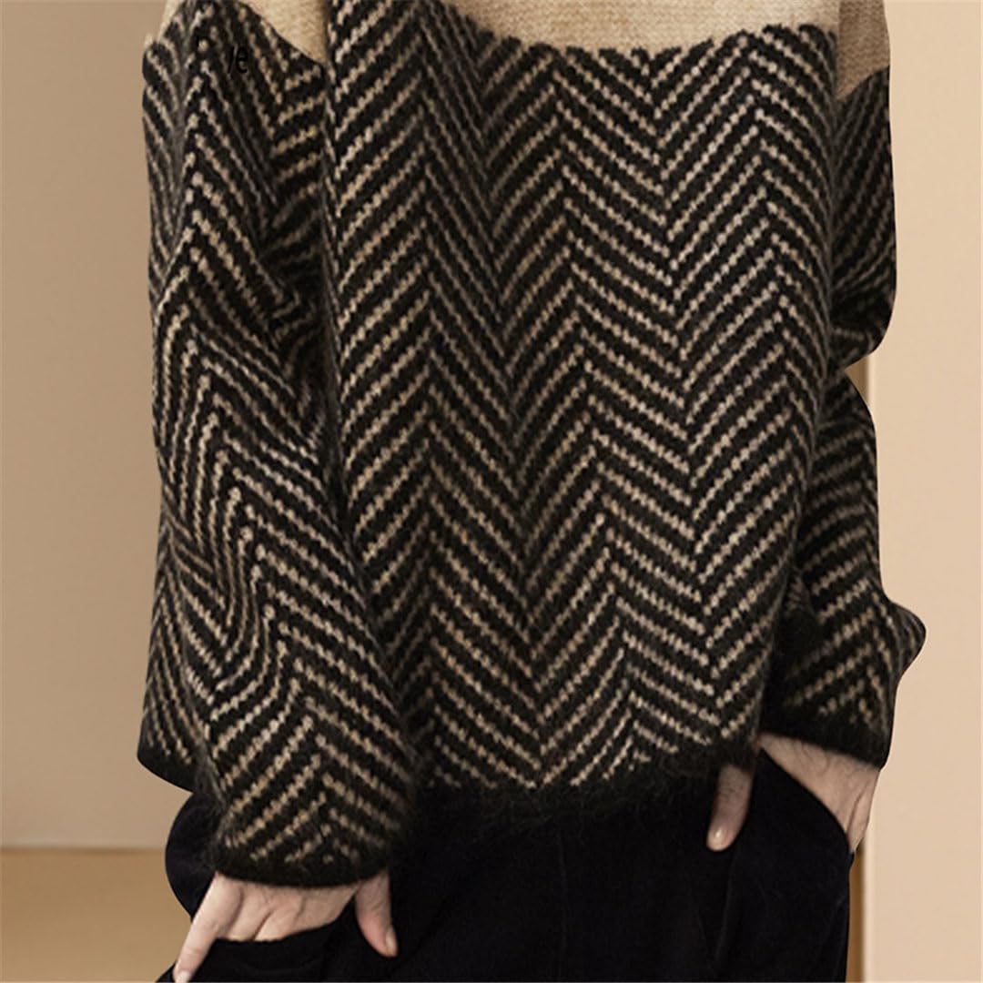 Vogrtcc Rollkragenpullover Für Damen, Pullover, Kaschmir-Strickpullover In Übergröße