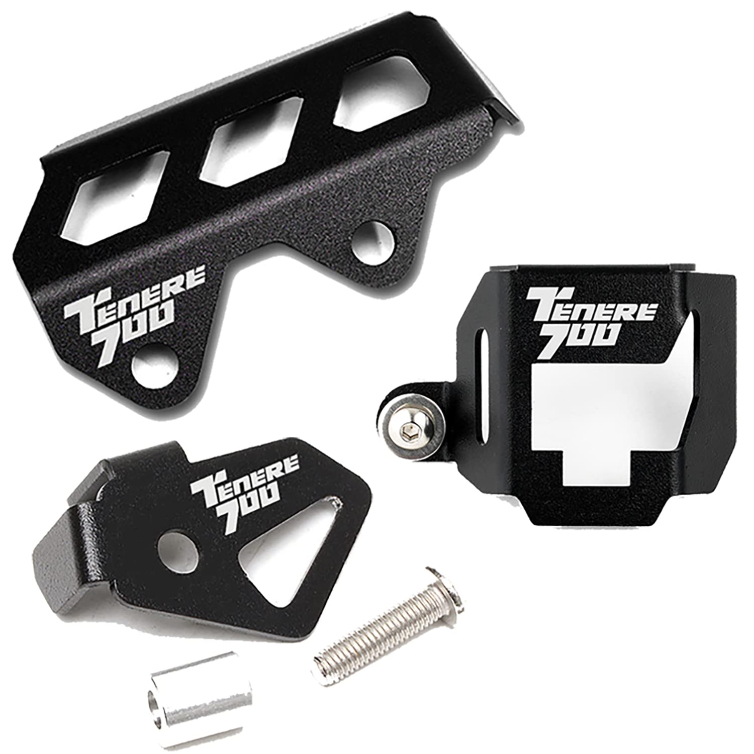 Moto Accessori per TENERE 700 T700 2019 2020 2021 2022 2023 tenere700 tappo serbatoio olio freno posteriore e protezione sensore ABS e copertura protezione tallone