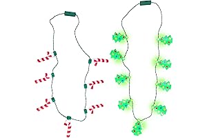 LED Light Up Christmas Necklace: Festive Holiday Cheer