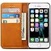 iPhone XR Case, SINIANL Premium Leather Wallet Case Business Credit Card Holder Folio Flip Cover for iPhone XR 6.1 inch 2018 - Khaki