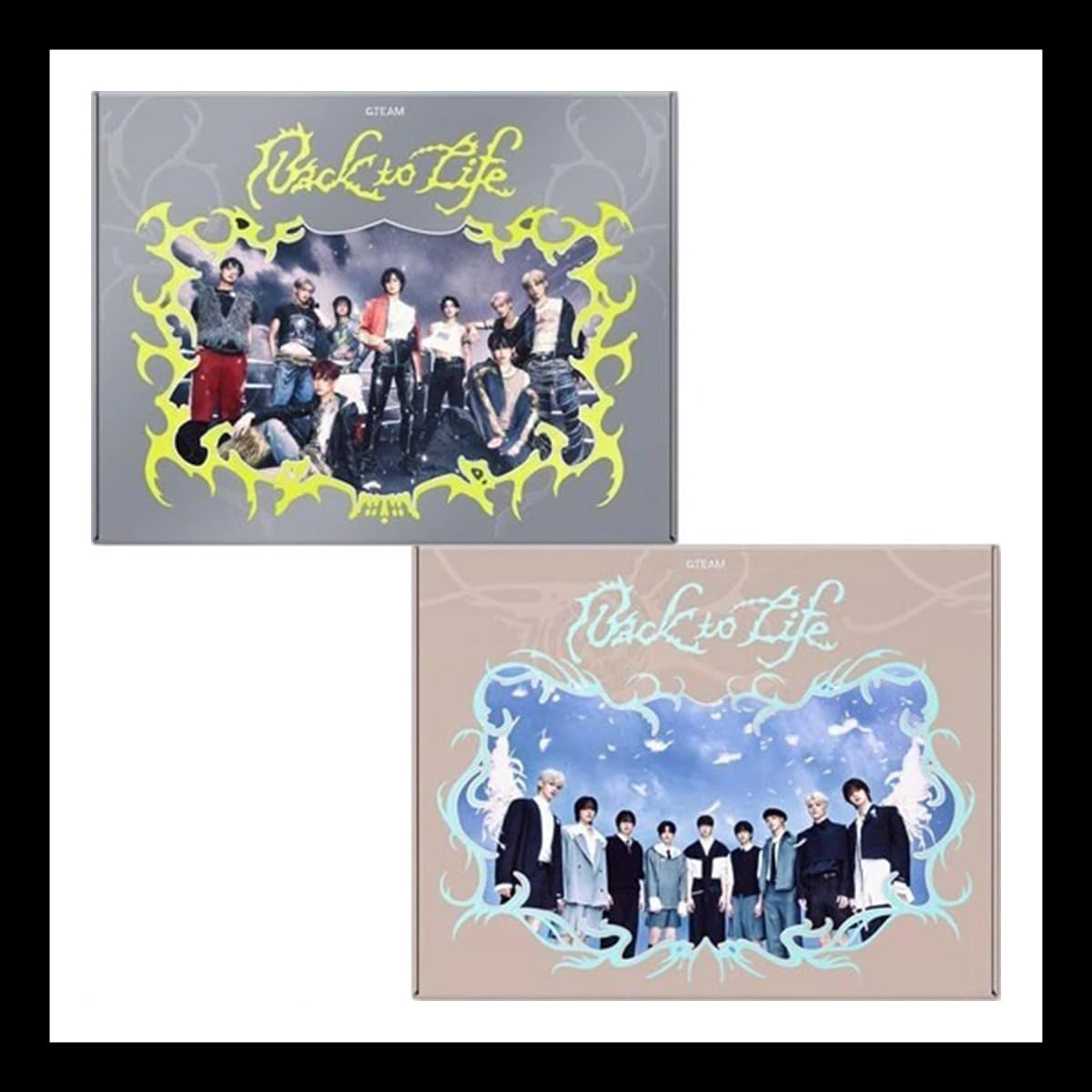 2 Ver Set.) &TEAM [BACK TO LIFE] KR 1st Mini Album / 2 CD+3 Book+6
