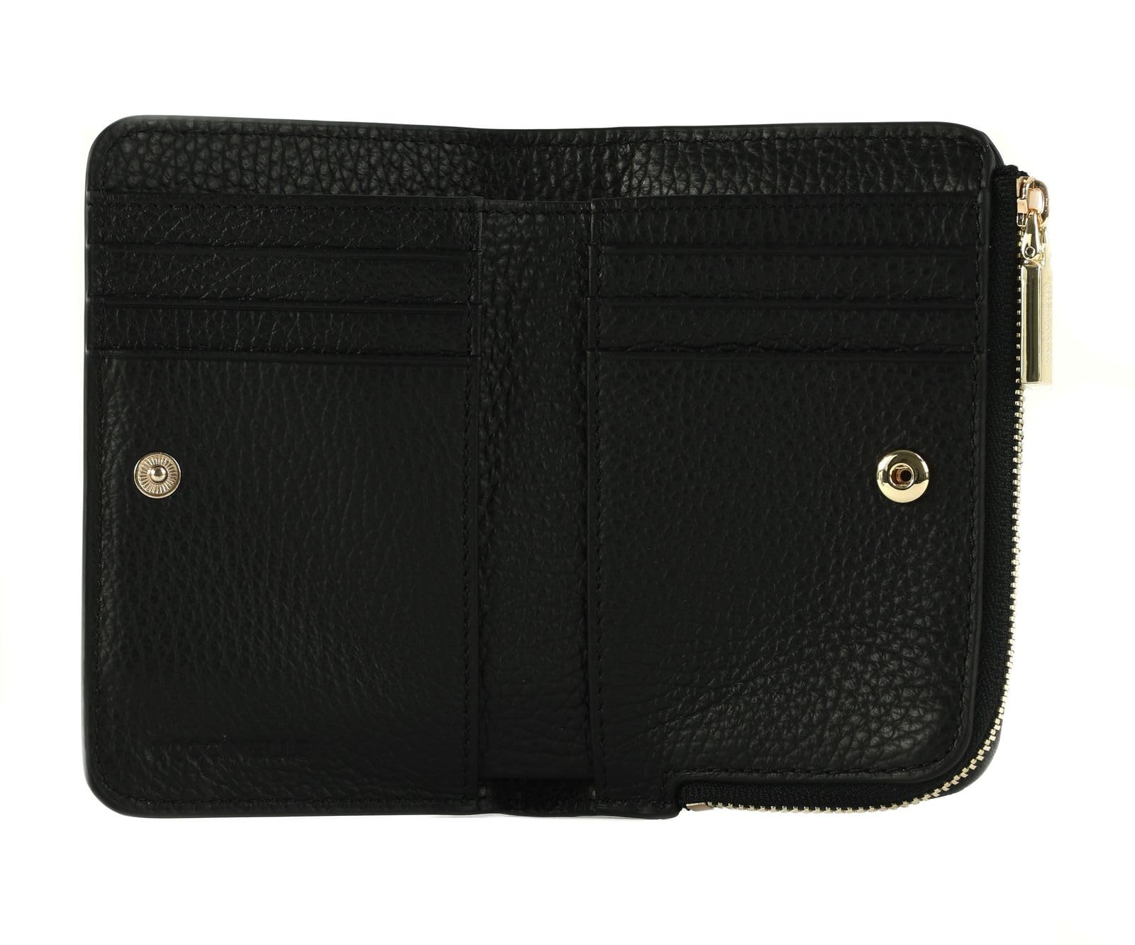 Coccinelle Pelle portafoglio Metallic Soft Wallet Noir nero