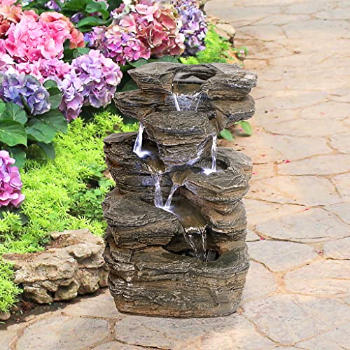 Design Toscano Devil's Thumb Falls Illuminated Garden Fountain, Full Color , 10 x 13 x 17.5 inches by Design Toscano - Image 7