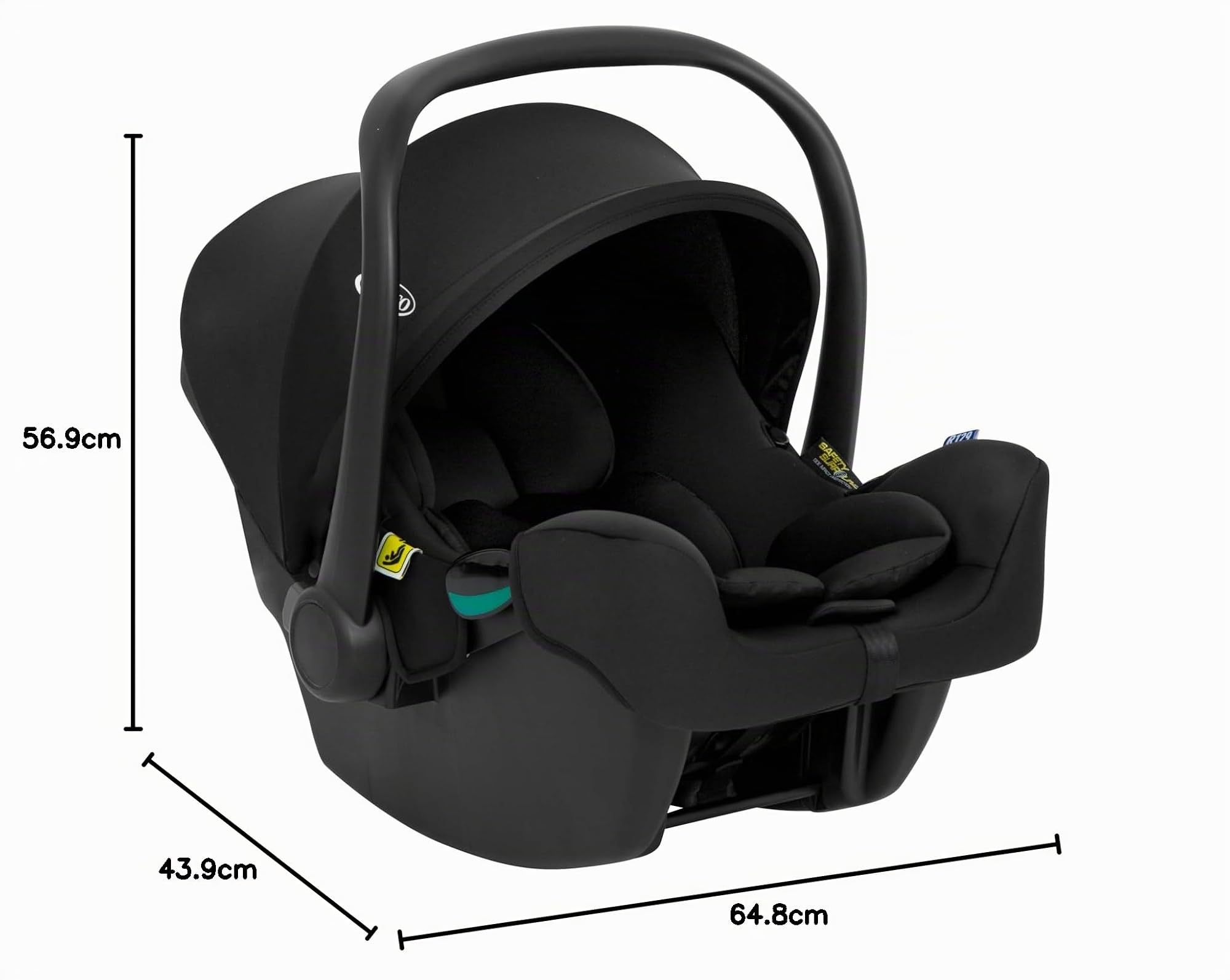Graco SnugLite i-Size R129 et SnugTurn i-Size R129, siège auto léger pour bébé, 40 à 75 cm (de la naissance jusqu'à l'âge de 12 mois environ)