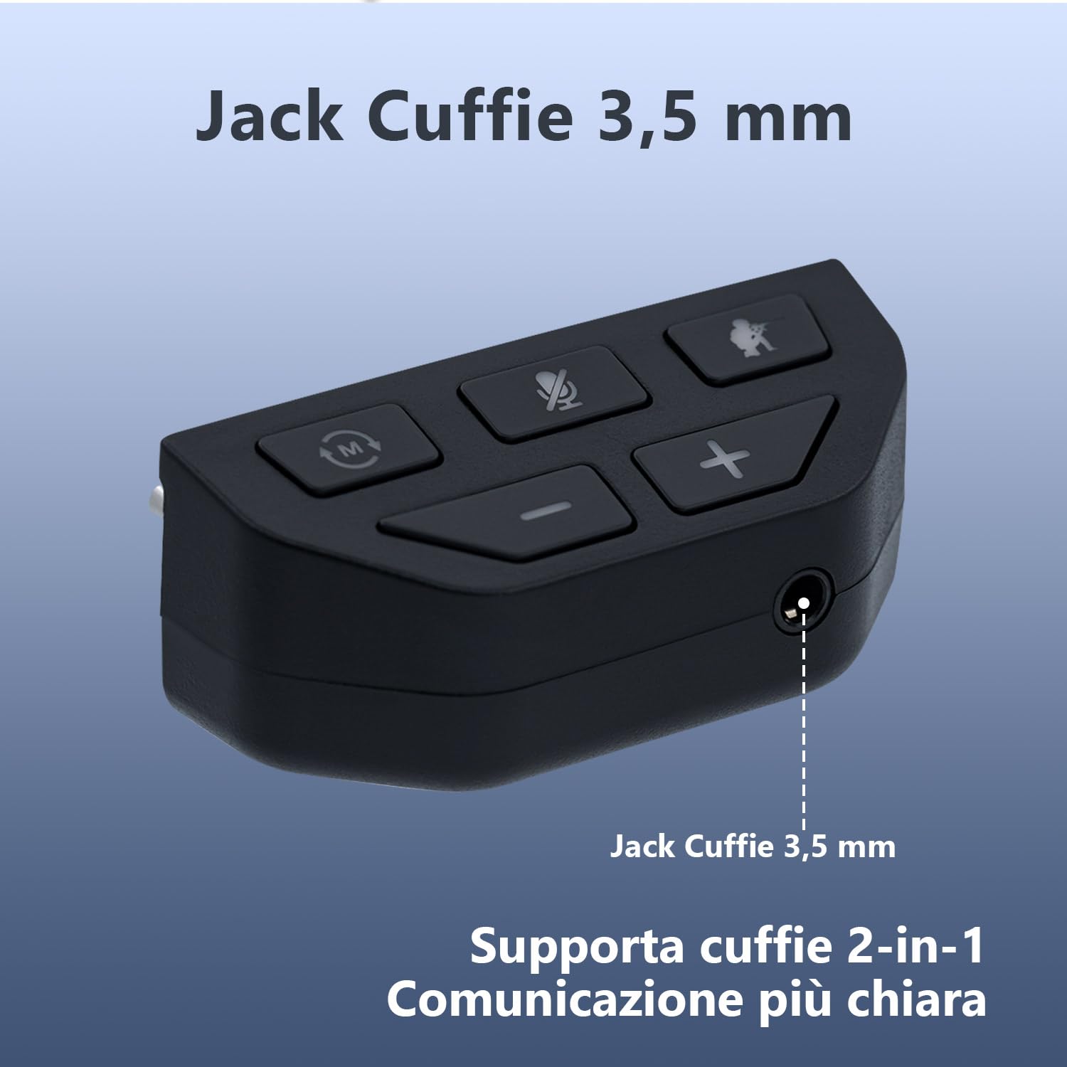 Mcbazel Adattatore per Cuffie Xbox, Amplificatore Audio per Controller Xbox One/Series S/X Con Jack da 3,5 mm, Nero