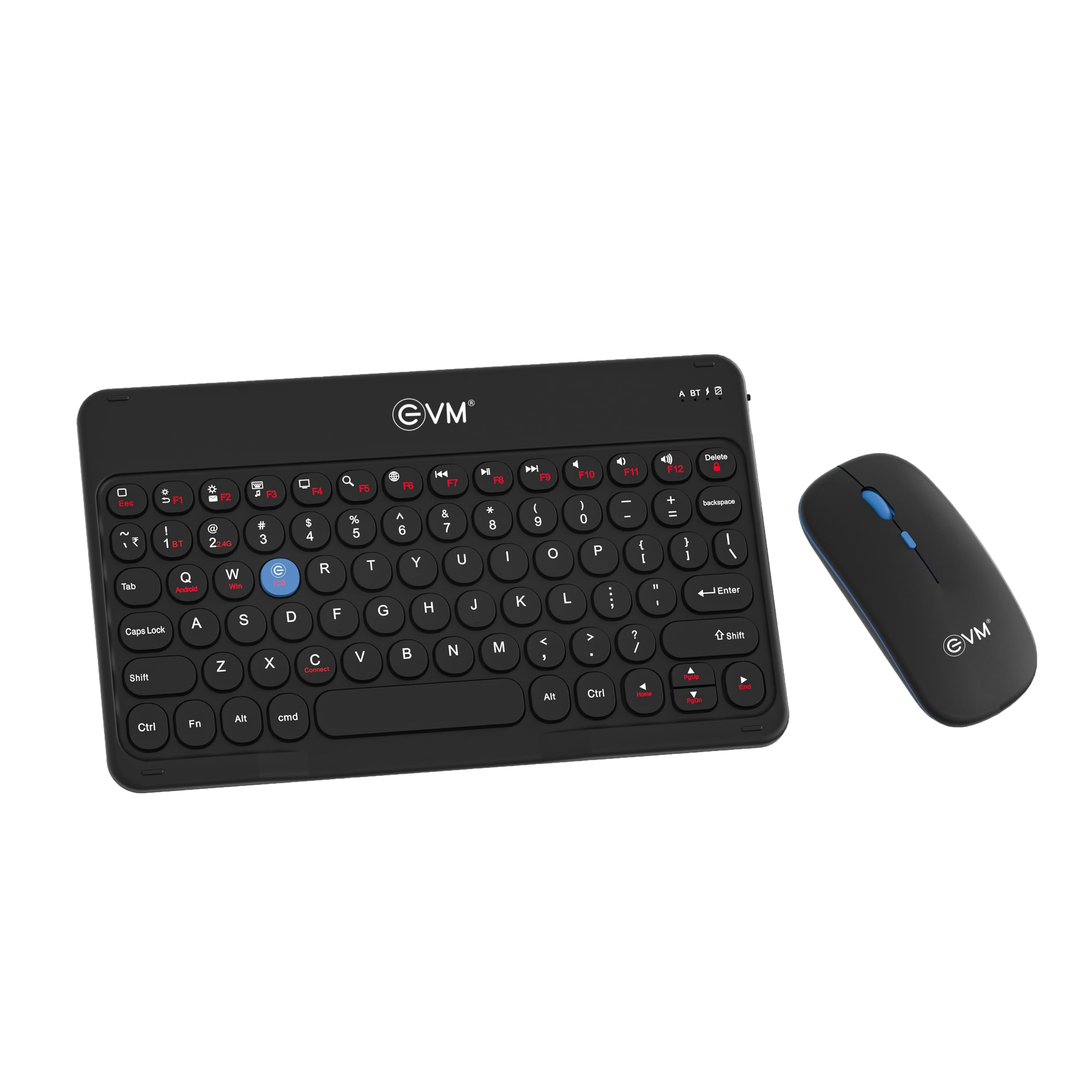 See full amazon price history chart for EVM EnArc Wireless Keyboard and Mouse Combo, Rechargeable Battery, Bluetooth 5.0 + 2.4G, Slim and Portable, Silent Click, Black (WLKM&EWLM-360) EVM EnArc Wireless Keyboard and Mouse Combo, Rechargeable Battery, Bluetooth 5.0 + 2.4G, Slim and Portable, Silent Click, Black (WLKM&EWLM-360) (B0DBZ91598) Amazon Price History, Amazon Price Tracker