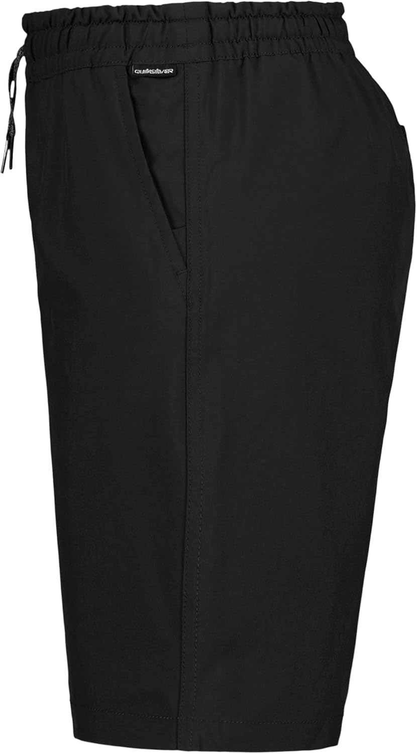 Quiksilver Boys' Pull-on Amphibian Hybrid Shorts, Comfort Stretch Fabric, Water Friendly