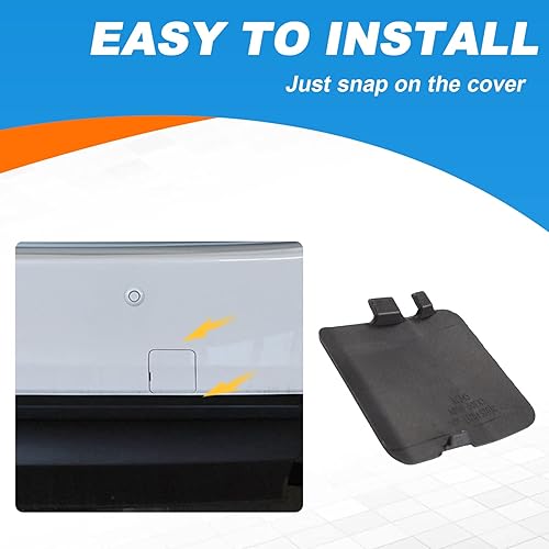 Miniatura 6 de Cubierta de gancho de remolque para parachoques trasero, tapa de ojo de remolque para Mazda CX-5 2017 2018 2019 2020 2021 KB8A50EK1BB KB8A-50EK1