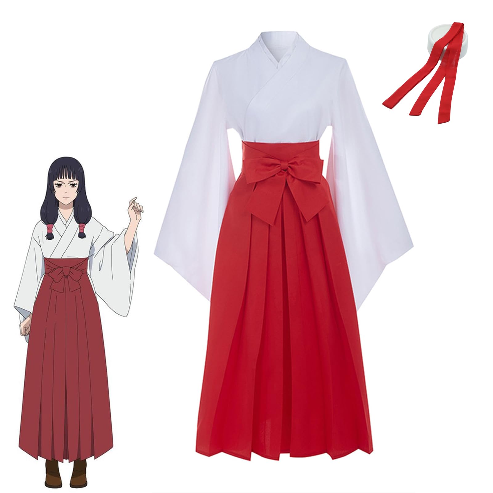 Amazon.co.jp: [CHIASA] 庵歌姫 コスプレ リボン付き コスチューム