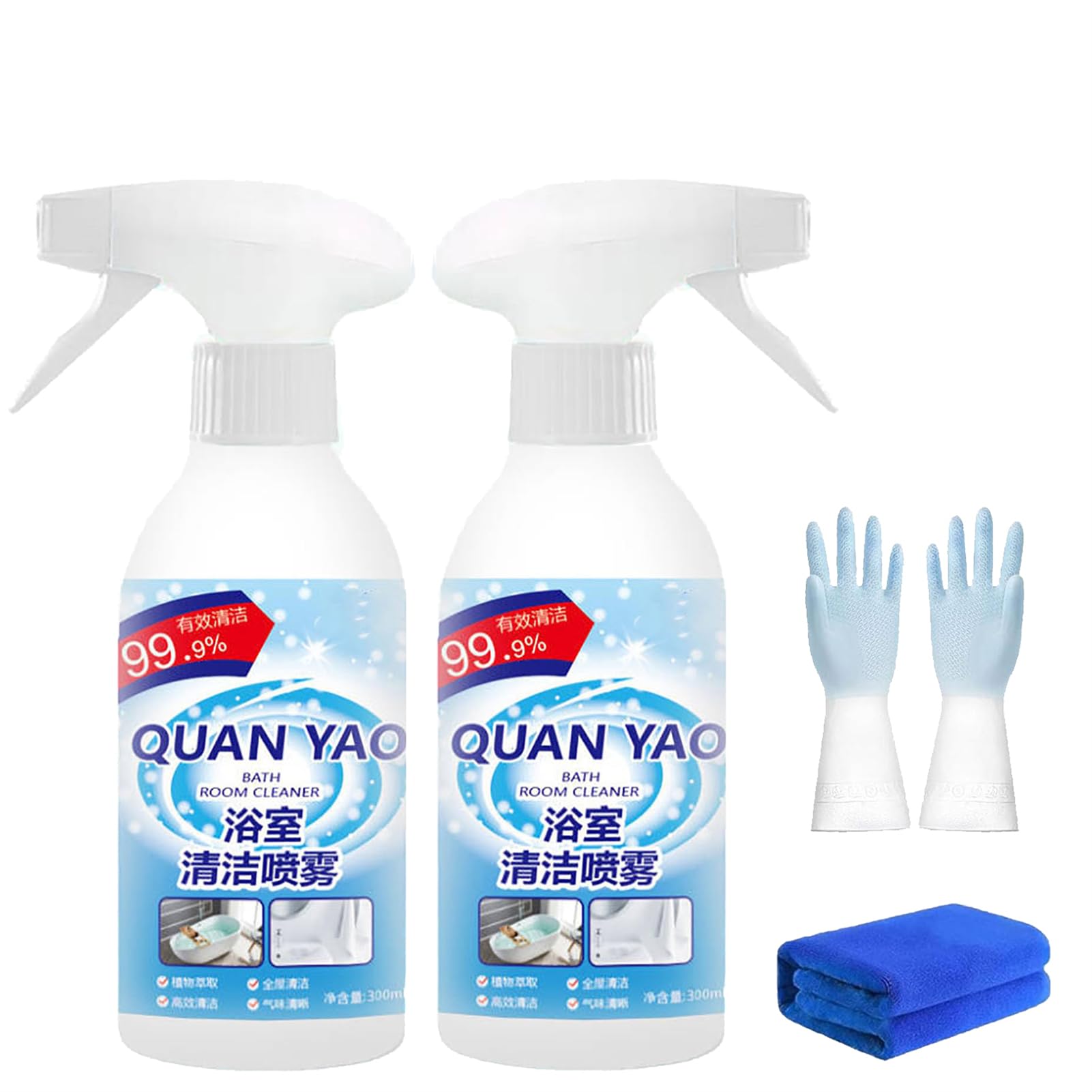 Amazon.co.jp: QUAN YAO浴室クリーナー、300ml QUANYAO 浴室洗浄