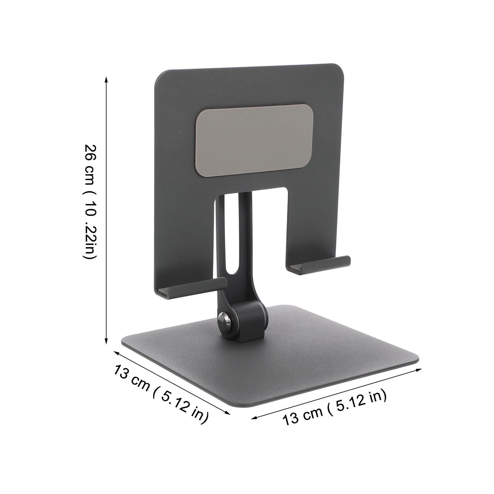 LABRIMP Soporte para Tableta de Acero al Carbono Plegable y Resistente al Desgaste, Multiuso para Escritorio en Oficina y Cocina, Organizador Práctico y Compacto