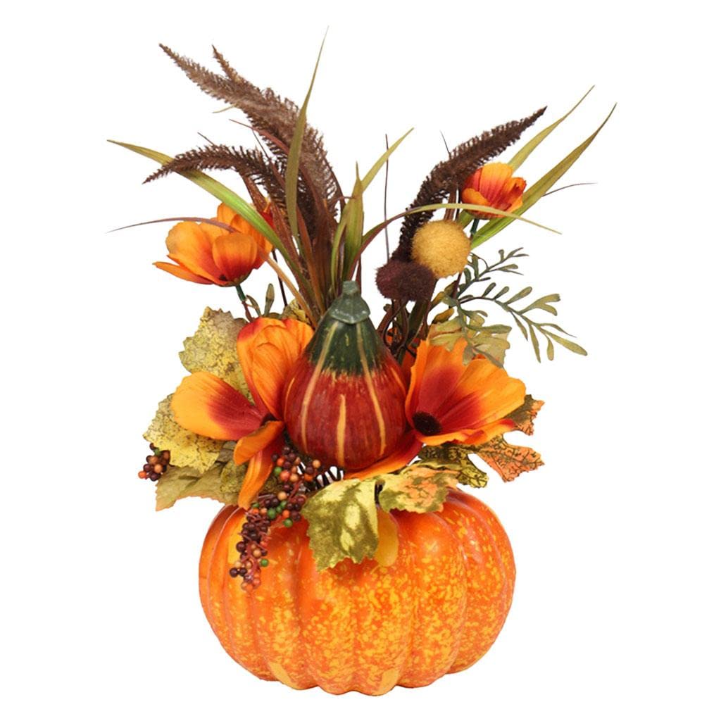 Pinakine® Halloween Artificial Pumpkins Floral Harvest Fake Thanksgiving Party Decors|Home & Garden| Greeting Cards & Party Supply| Party Supplies| Party Decorations|53058472PNKL