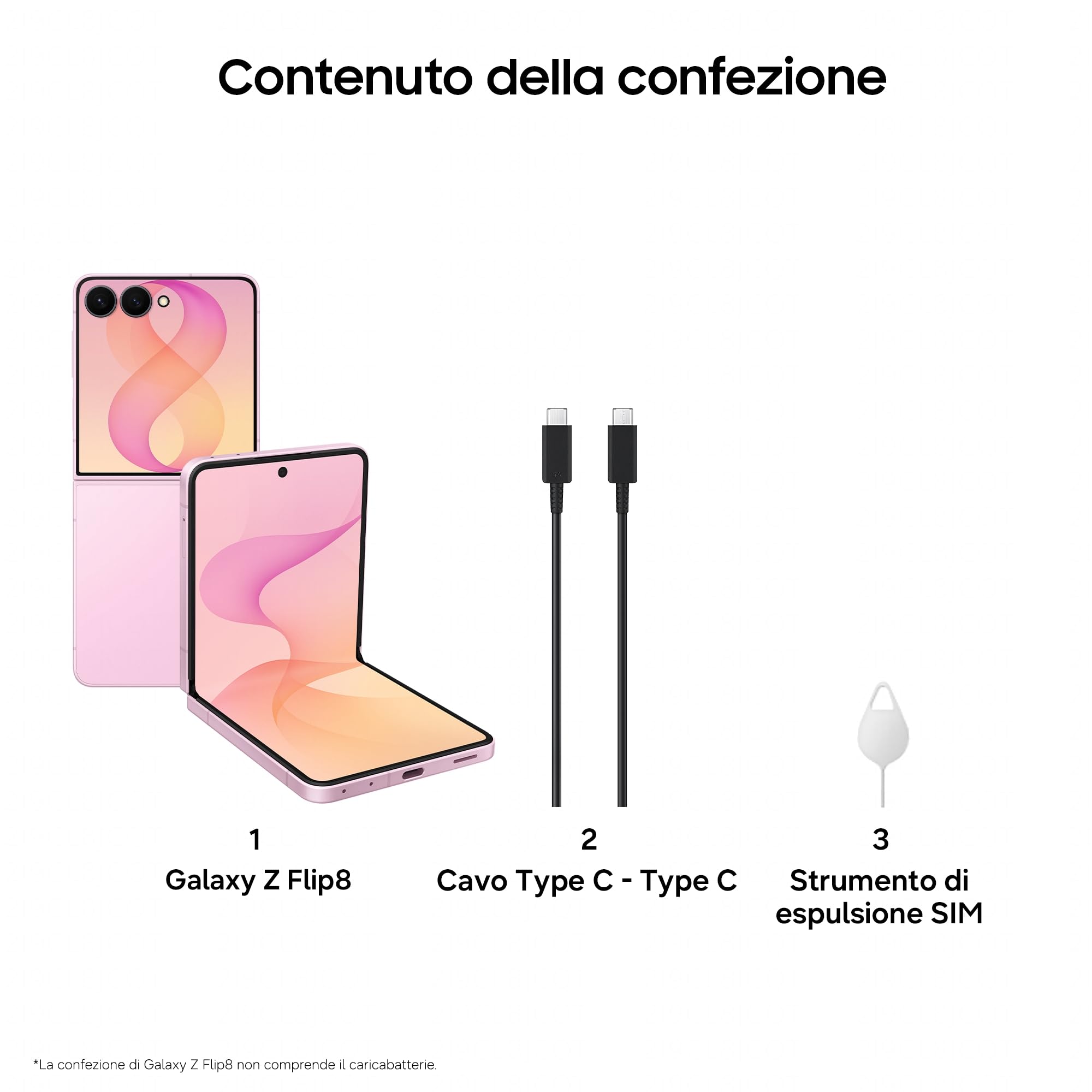 Samsung Galaxy Z Flip8, 256GB, Pink [Versione Italiana] | Selfie Camera 50MP, Now Brief, Assistente Foto, FlexWindow Personalizzata, Batteria 4300 mAh, RAM 12GB