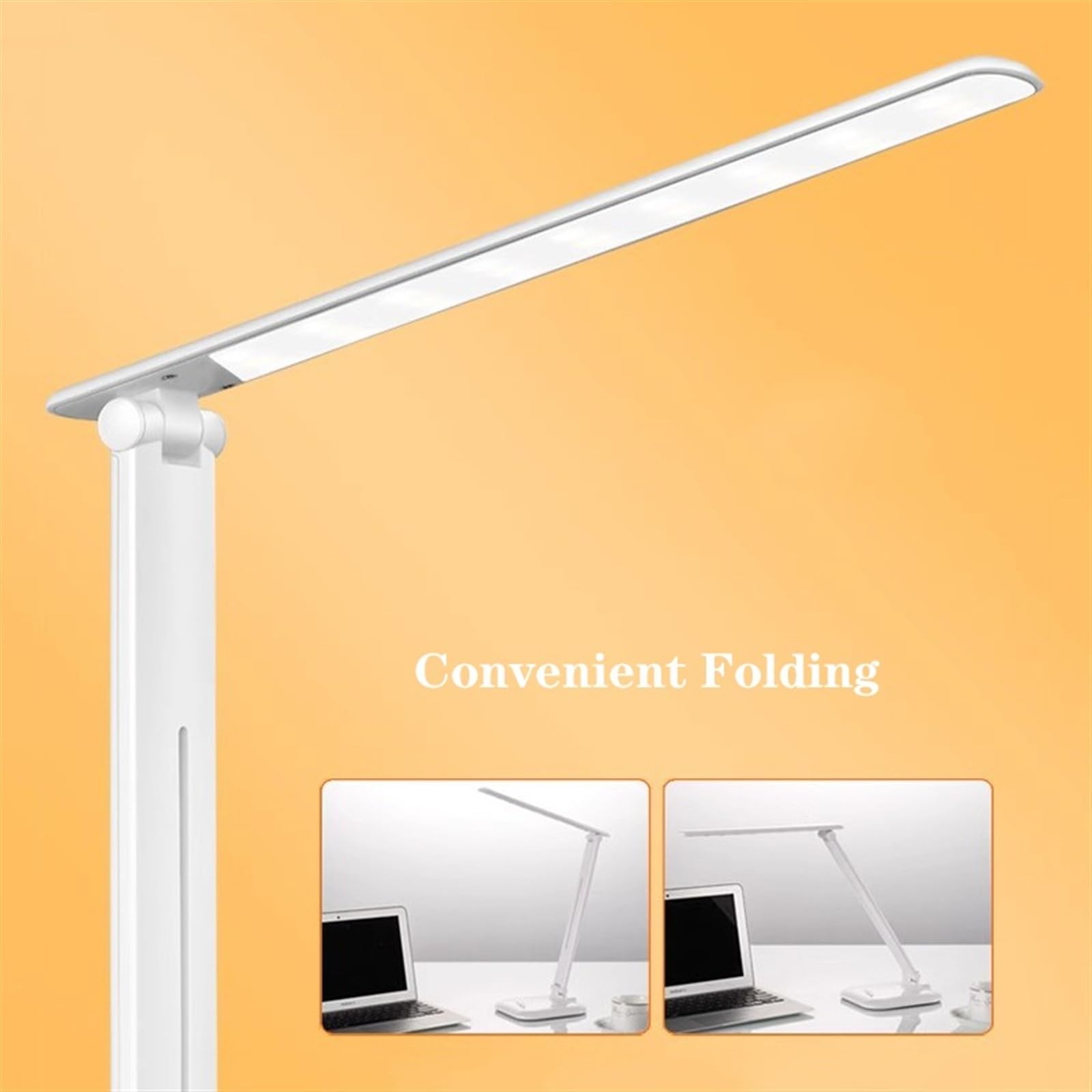 lampe de bureau Lampe de bureau, lampe de bureau LED rechargeable, lampe de lecture pliable blanche avec 3 modes d'éclairage et gradation en continu, commande tactile lampe de lecture ( Color : 2000mA