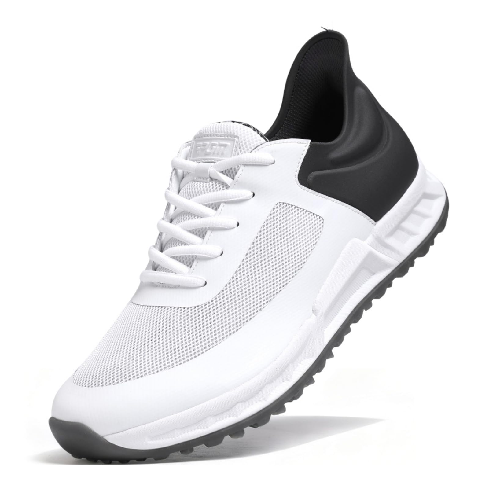 Męskie buty golfowe bez kolców oddychające profesjonalne wsuwane obuwie golfowe ze wsparciem łuku stopy i antypoślizgową podeszwą