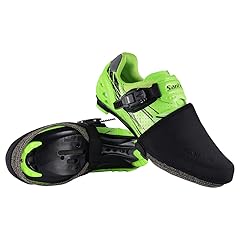 Cycling Shoe Toe Covers Winter Toe Warmers Cycling Overshoes Protectors Kevlar Black 1 Pair