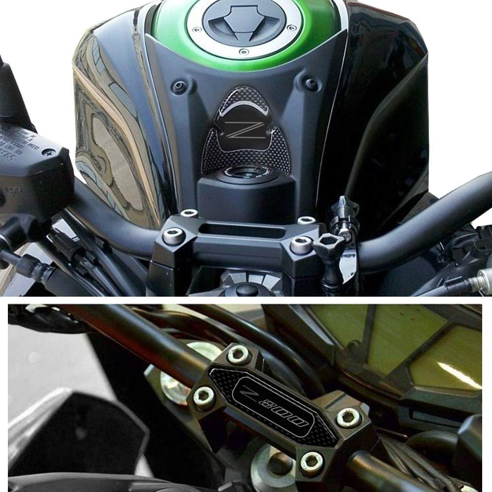 Kit De Pegatinas 3D Con Resina Labelbike Para Kawasaki Z800 – Decoración Y Protección En Color Gris