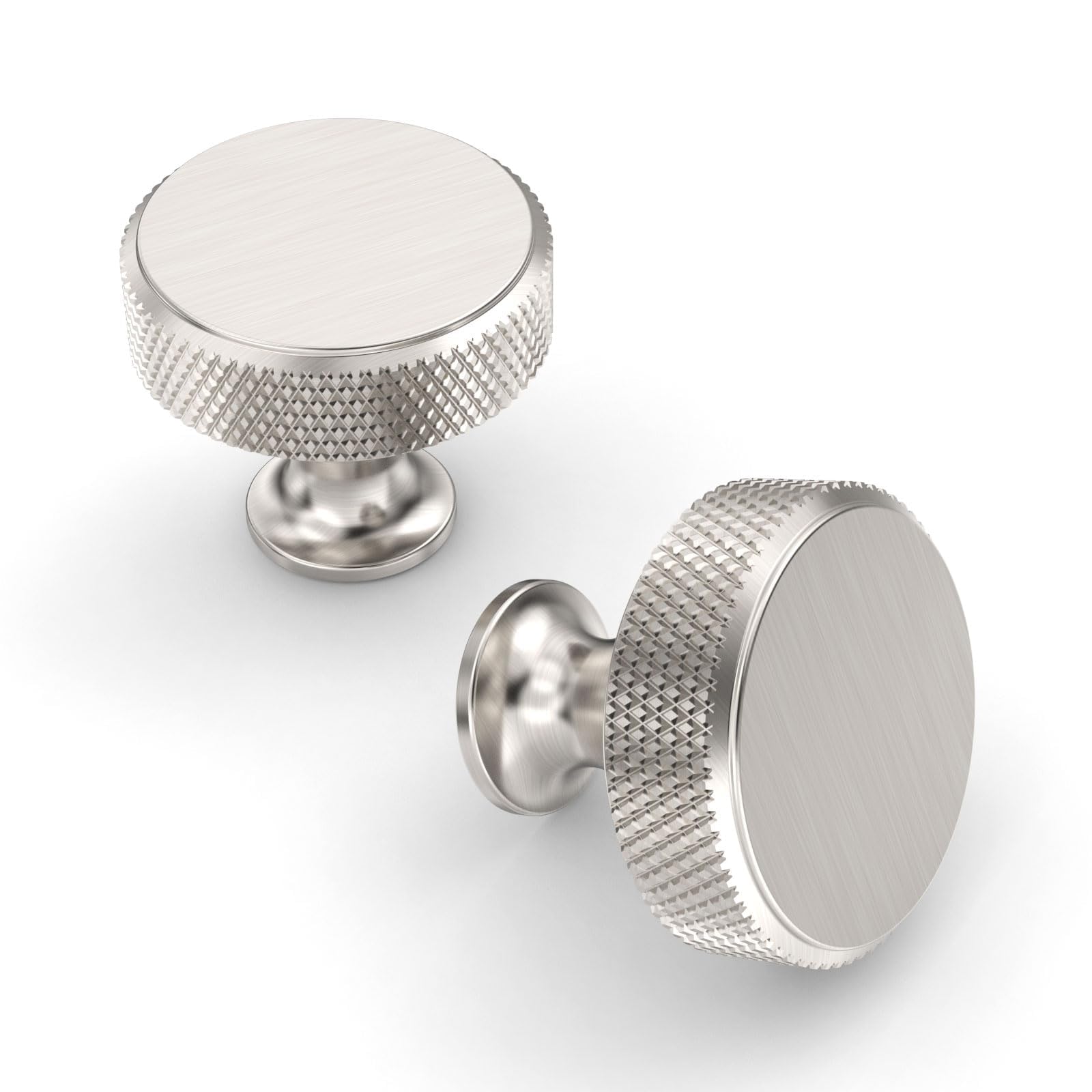 Gold Knurled Cabinet Knobs - 10 Pack -10