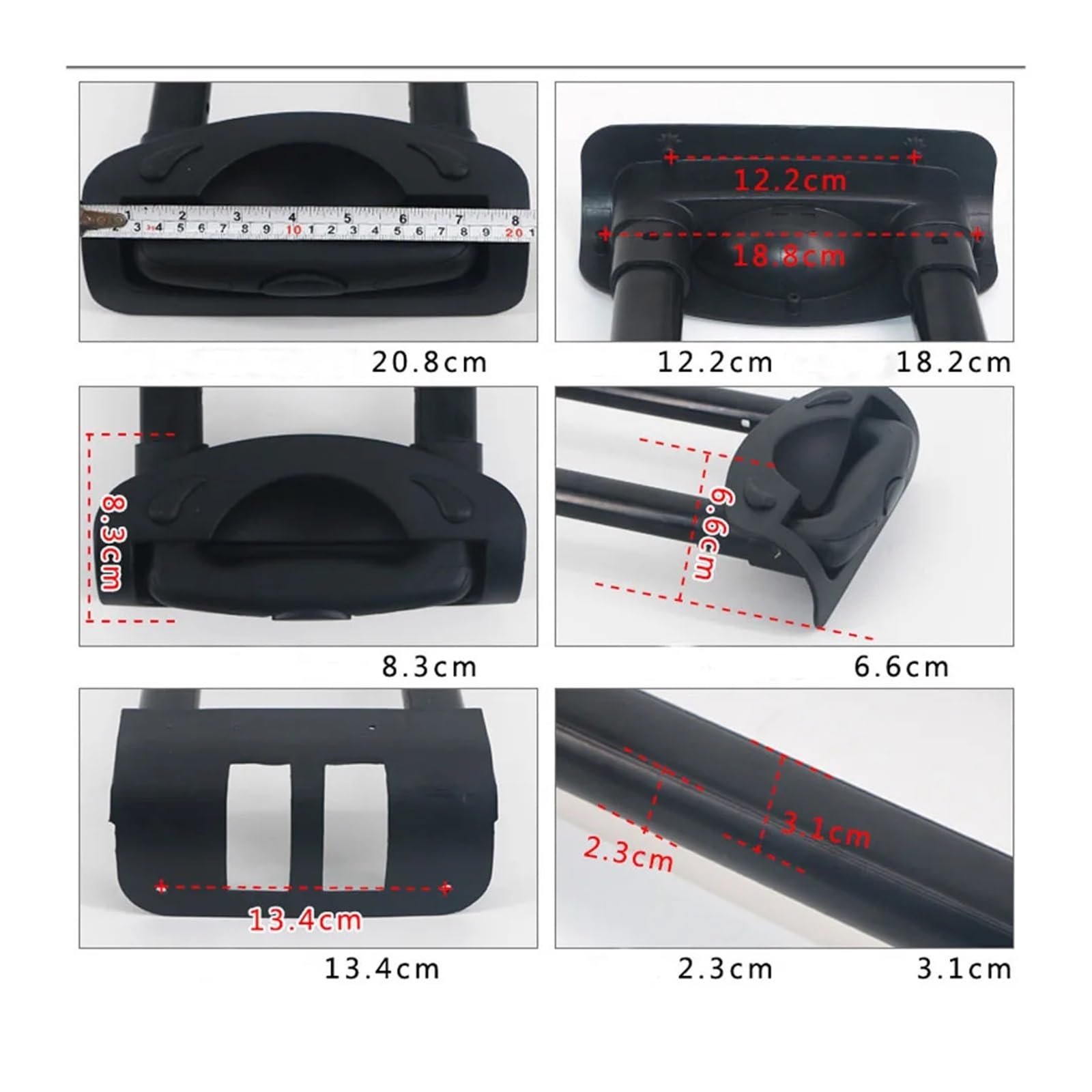 asa telescópica para Maletas Maleta telescópica Piezas for Bolsas