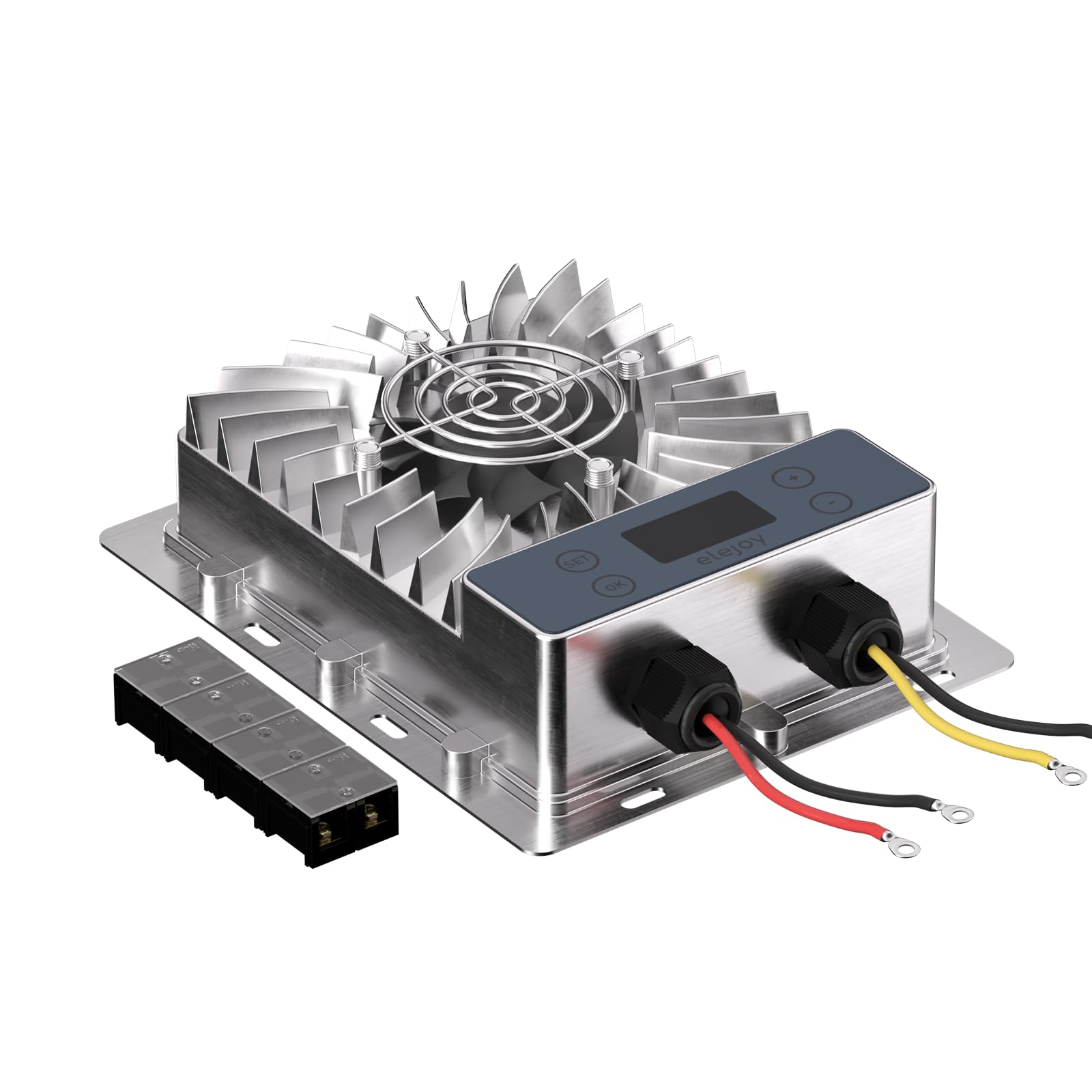 ELEJOY 40 Amp 600W MPPT Solar Charge Controller IP65 Waterproof Step-Down Adjustable 10-30V Battery System Auto,Max PV Voltage 84V Solar Panel Regulator