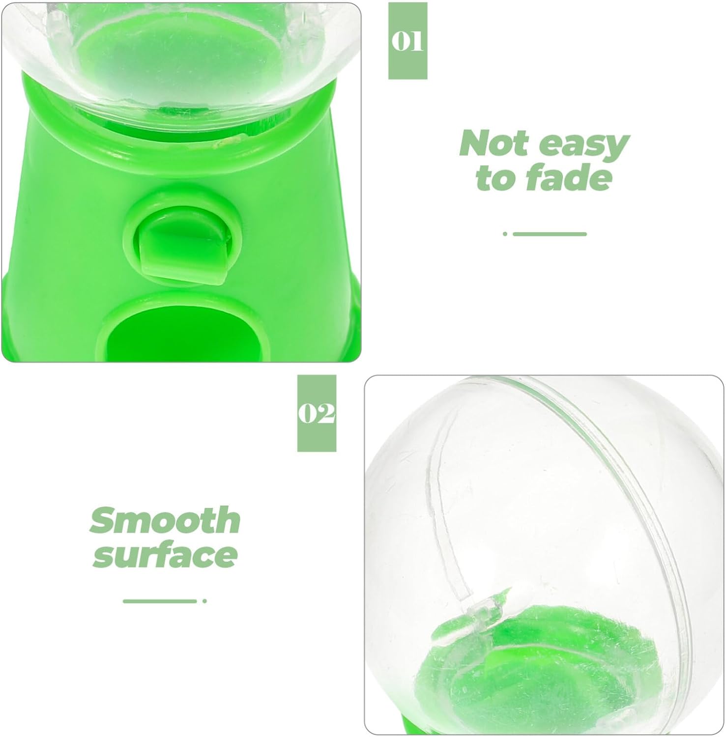 STOBOK Mini Candy Machine Toy Dispenser Rotatable Gumball Candy Catcher for Kids Party Play Improve Hand-Eye Coordination Small Green Dispenser
